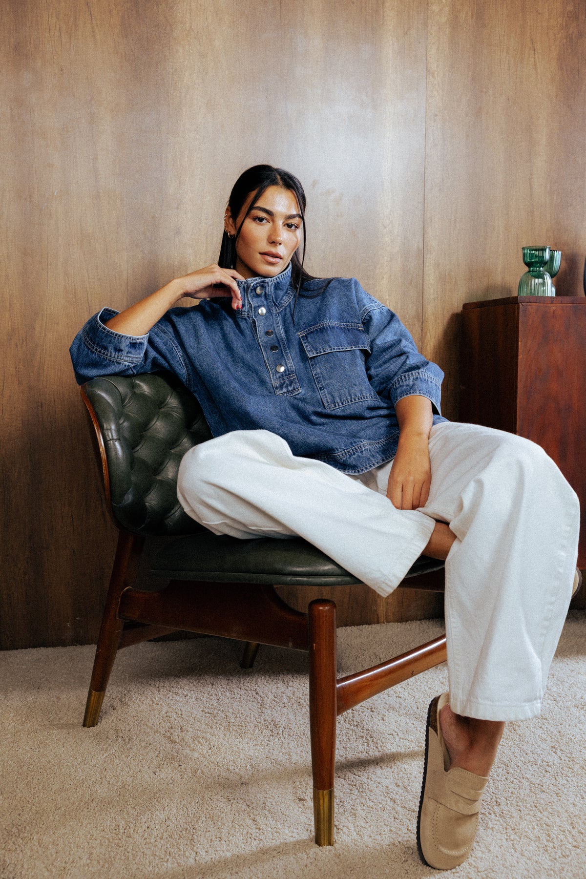 The Funnel Denim shirt