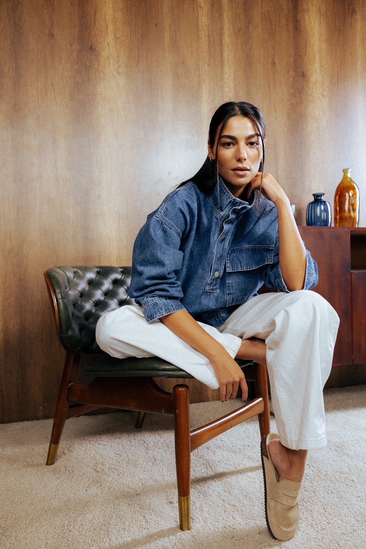 The Funnel Denim shirt