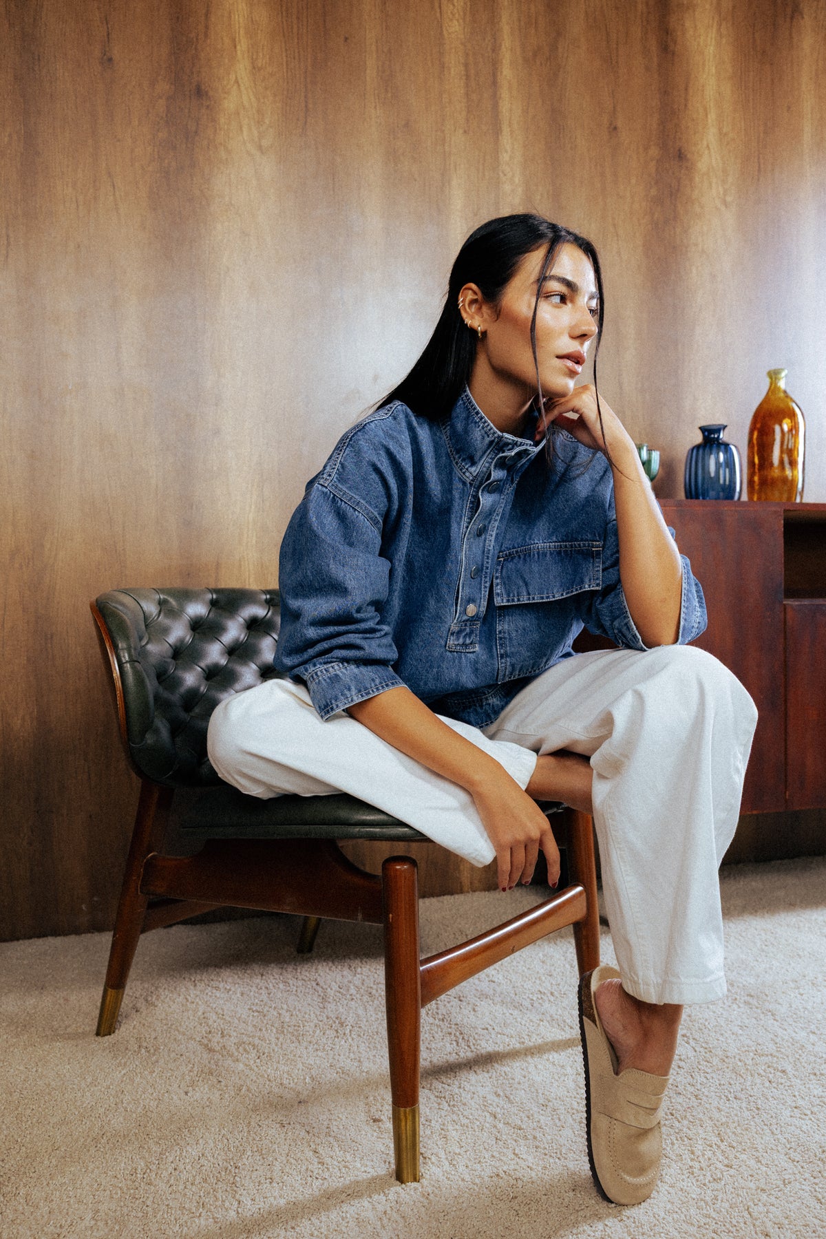 The Funnel Denim shirt