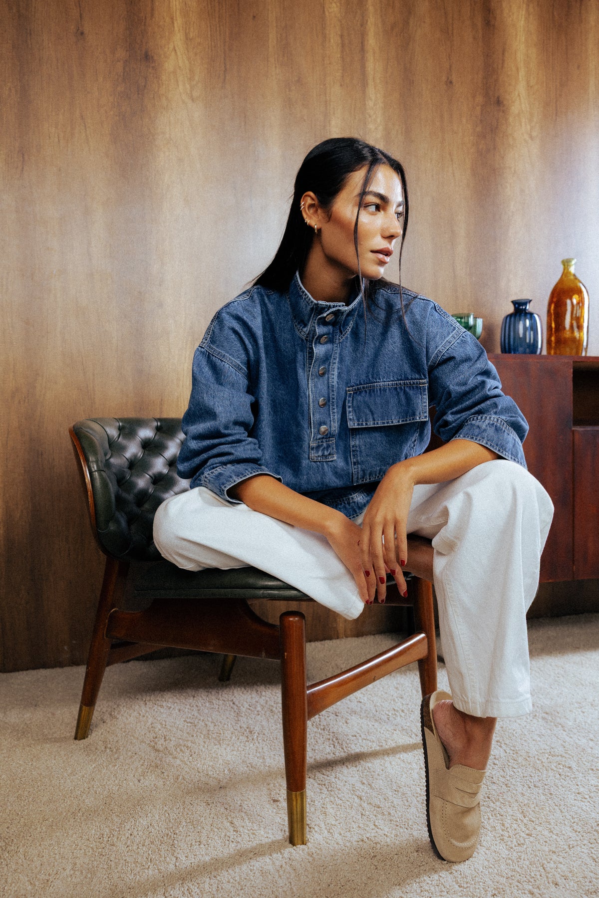 The Funnel Denim shirt