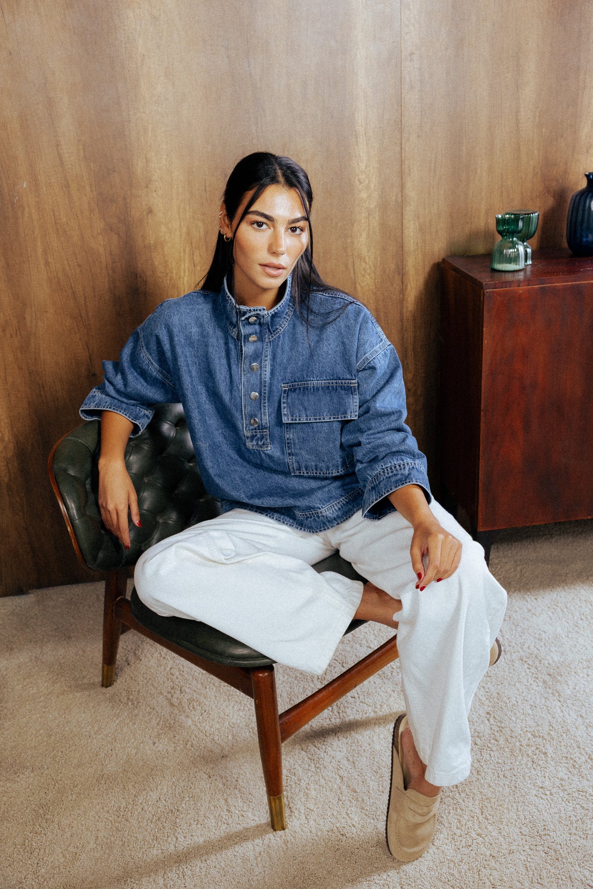 The Funnel Denim shirt