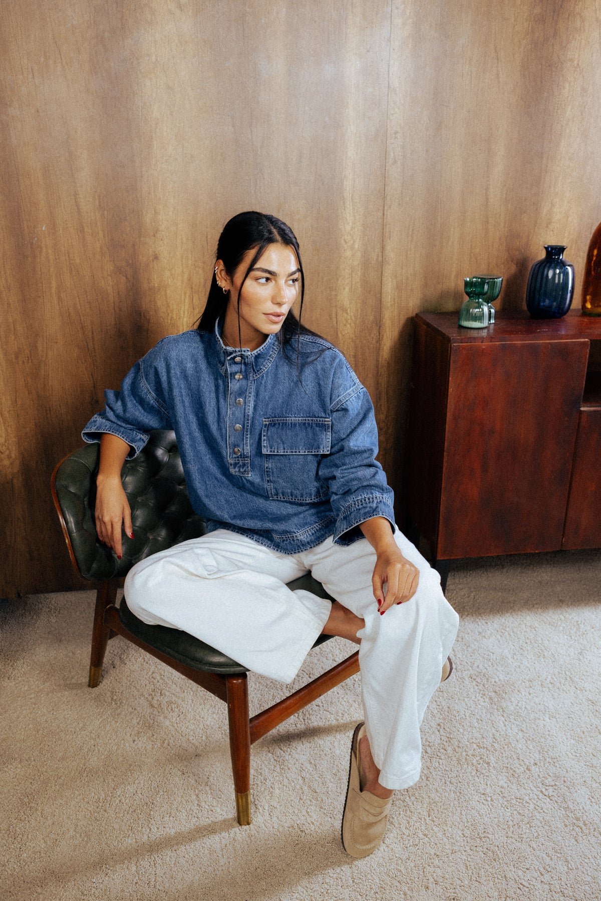 The Funnel Denim shirt