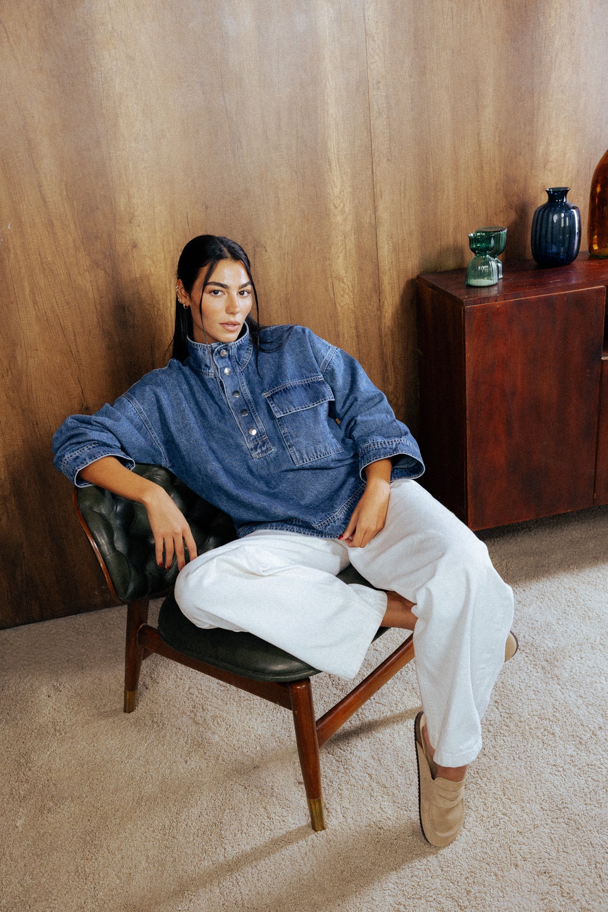 The Funnel Denim shirt