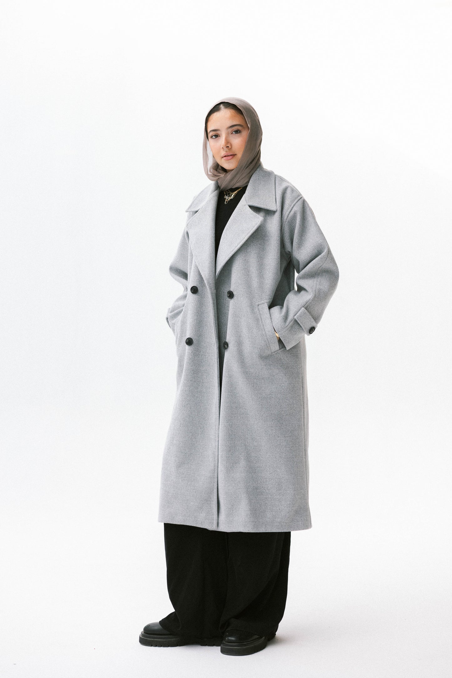 Luna Coat in Gray