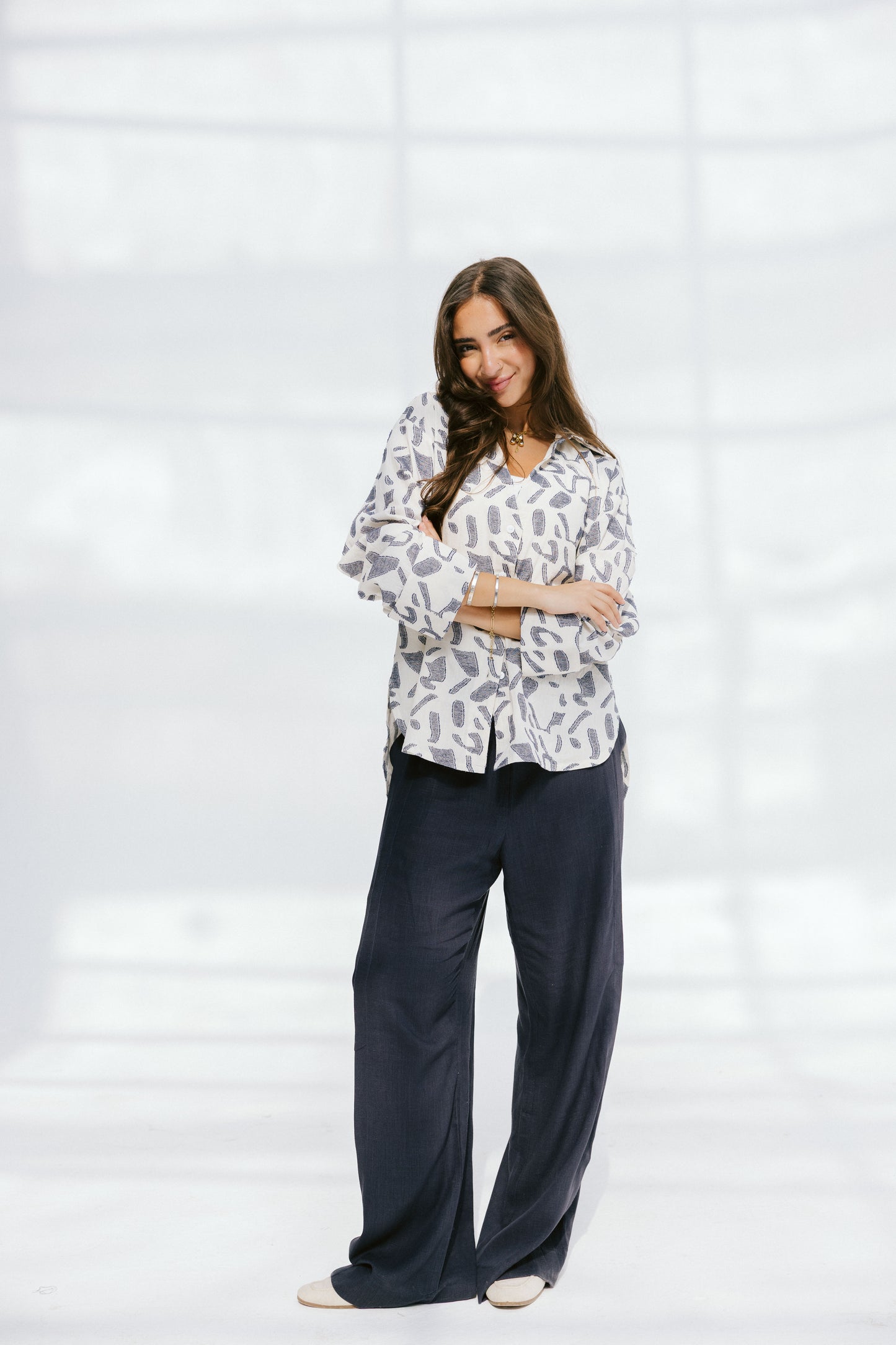 Beach Breeze shirt in denim blue