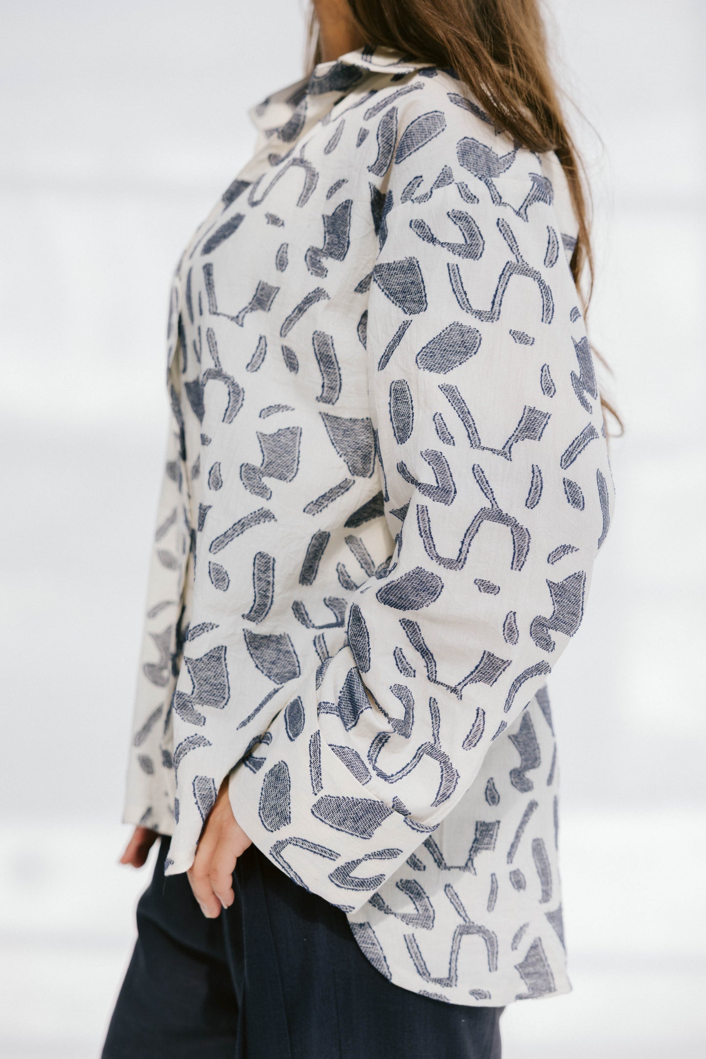 Beach Breeze shirt in denim blue