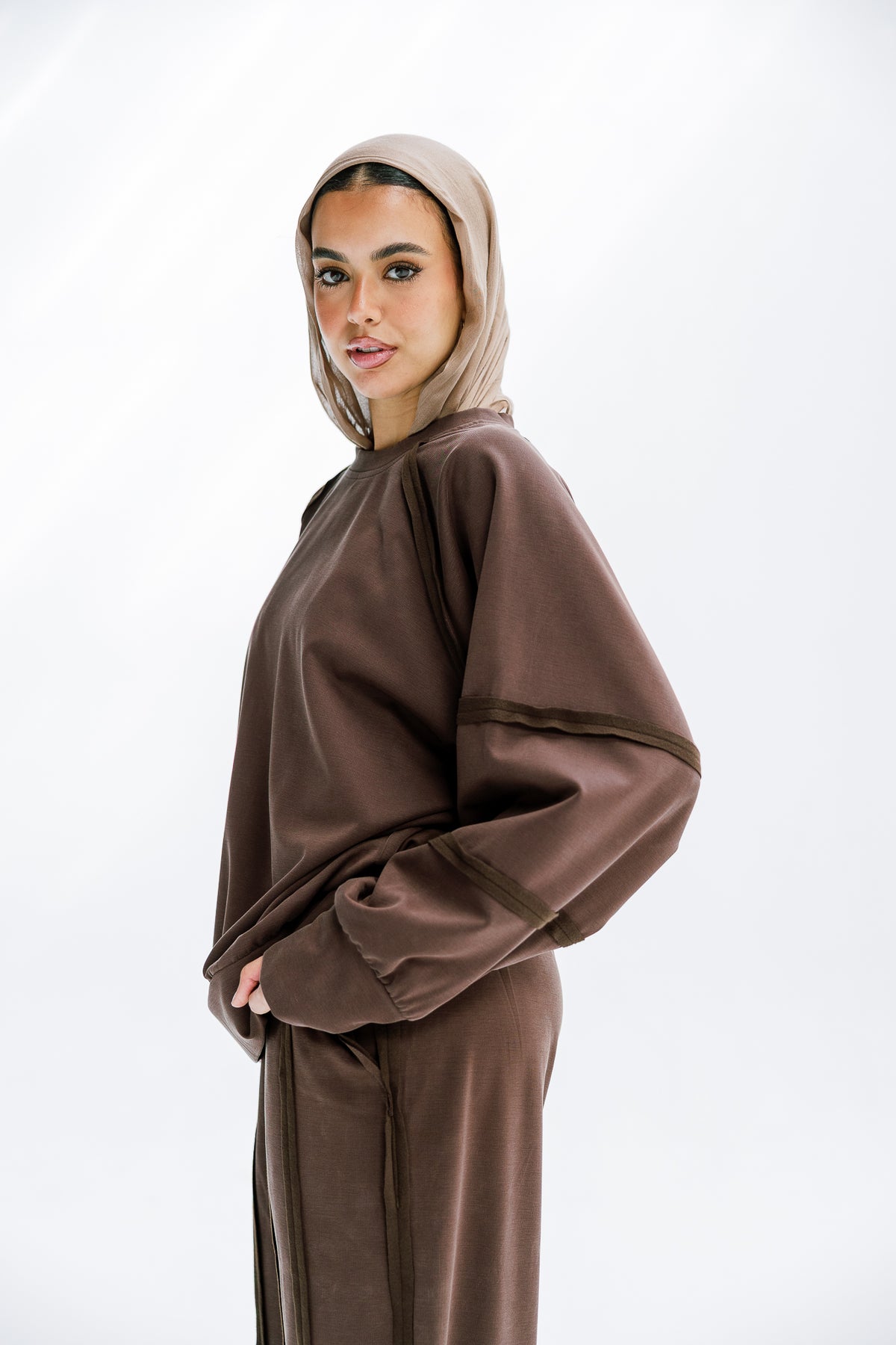 Side Line Set in Mocha