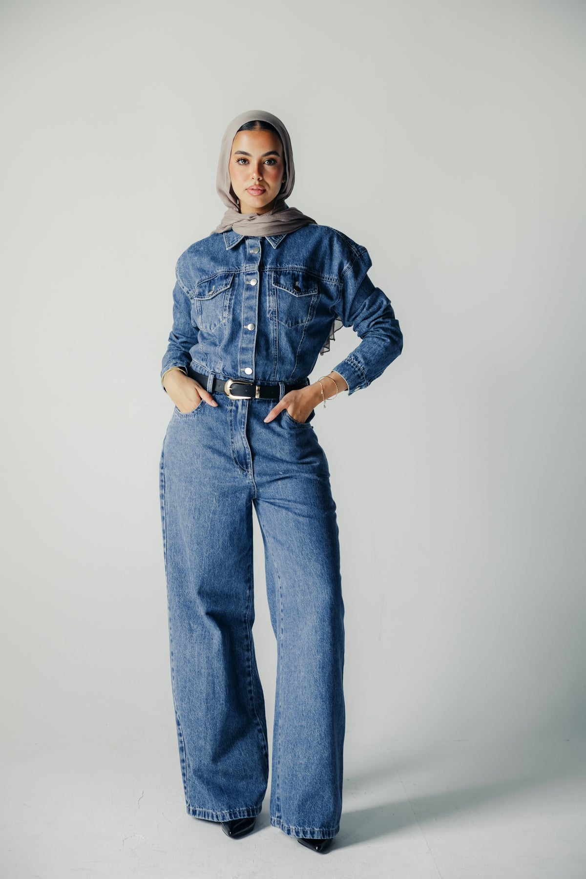 New Clara Jumpsuit in Light Denim