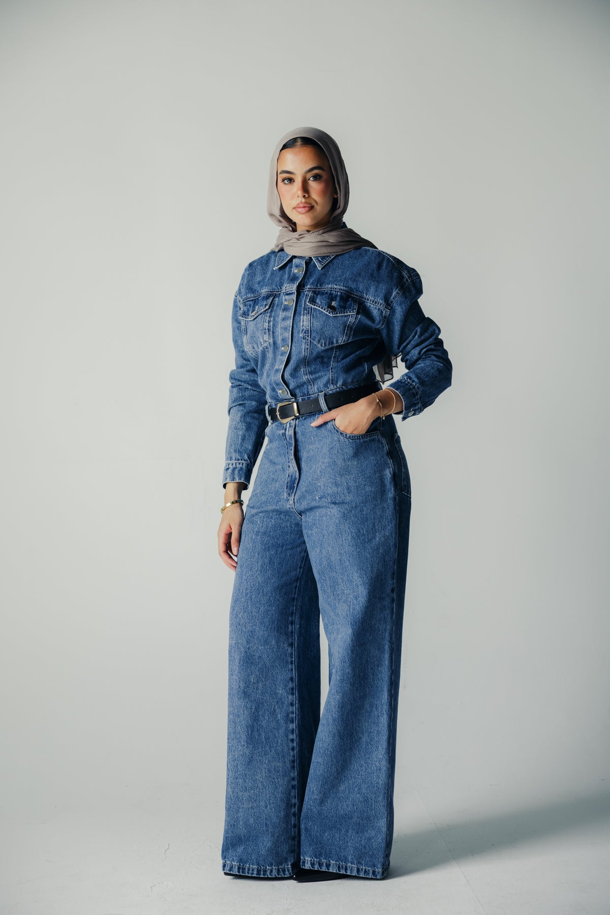 New Clara Jumpsuit in Light Denim