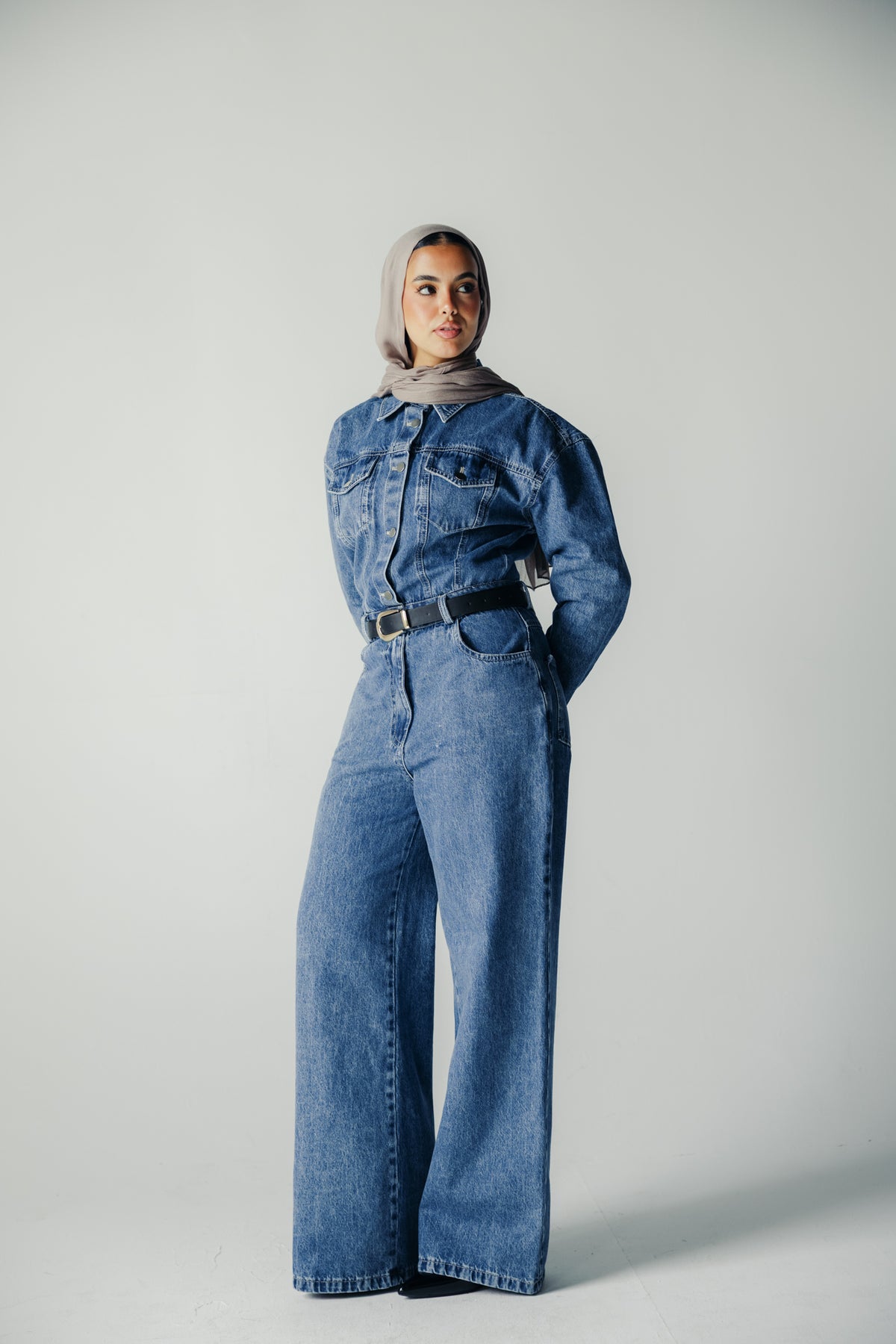New Clara Jumpsuit in Light Denim