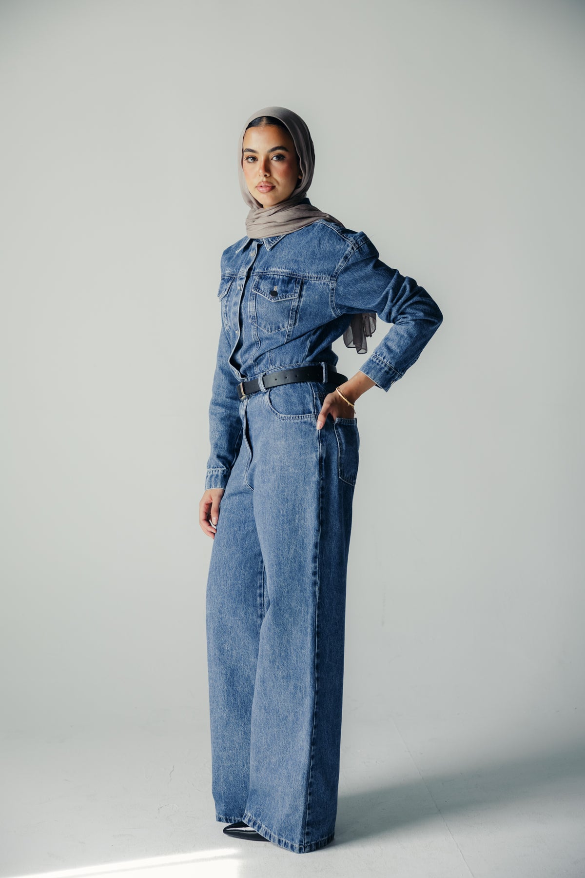 New Clara Jumpsuit in Light Denim