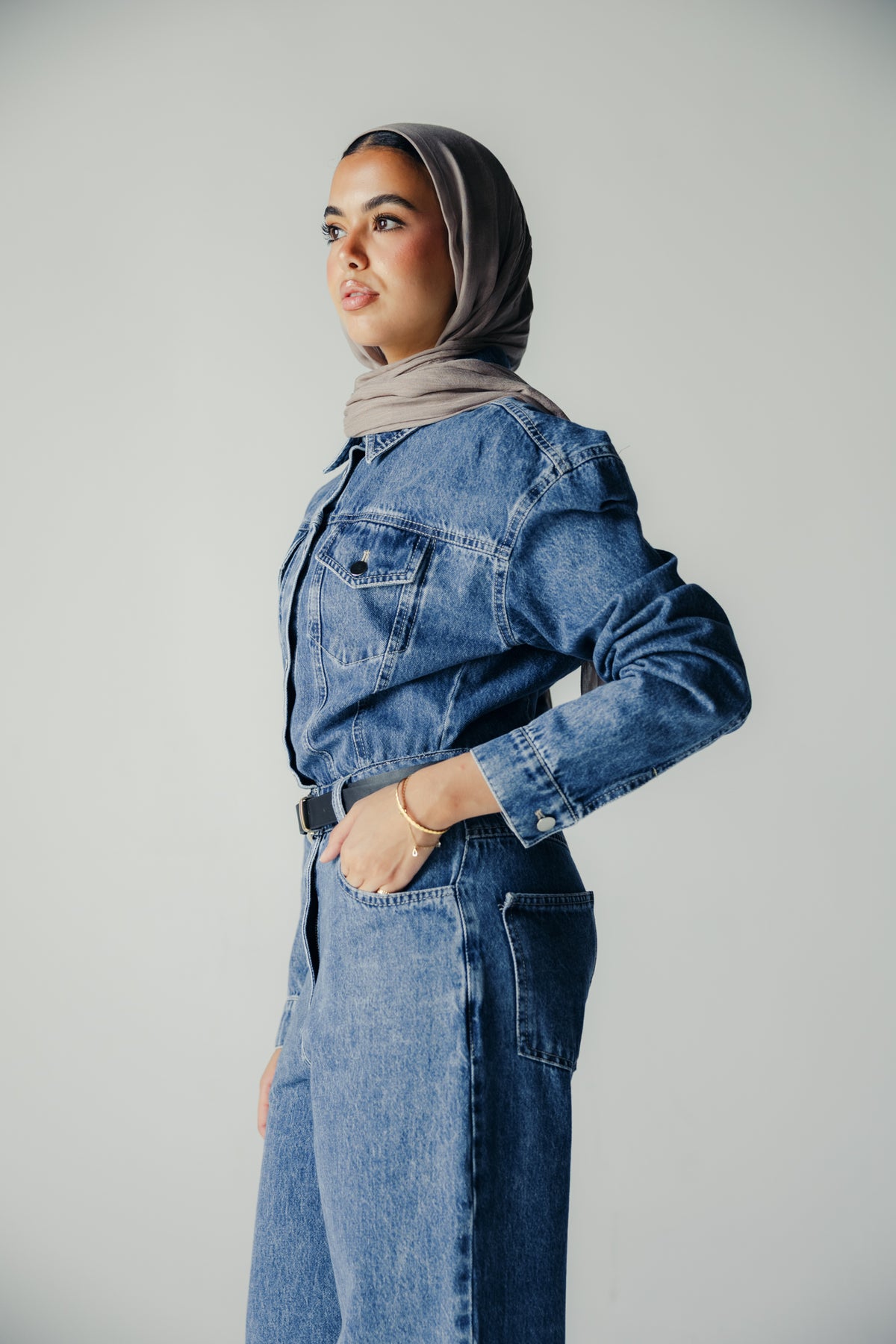 New Clara Jumpsuit in Light Denim