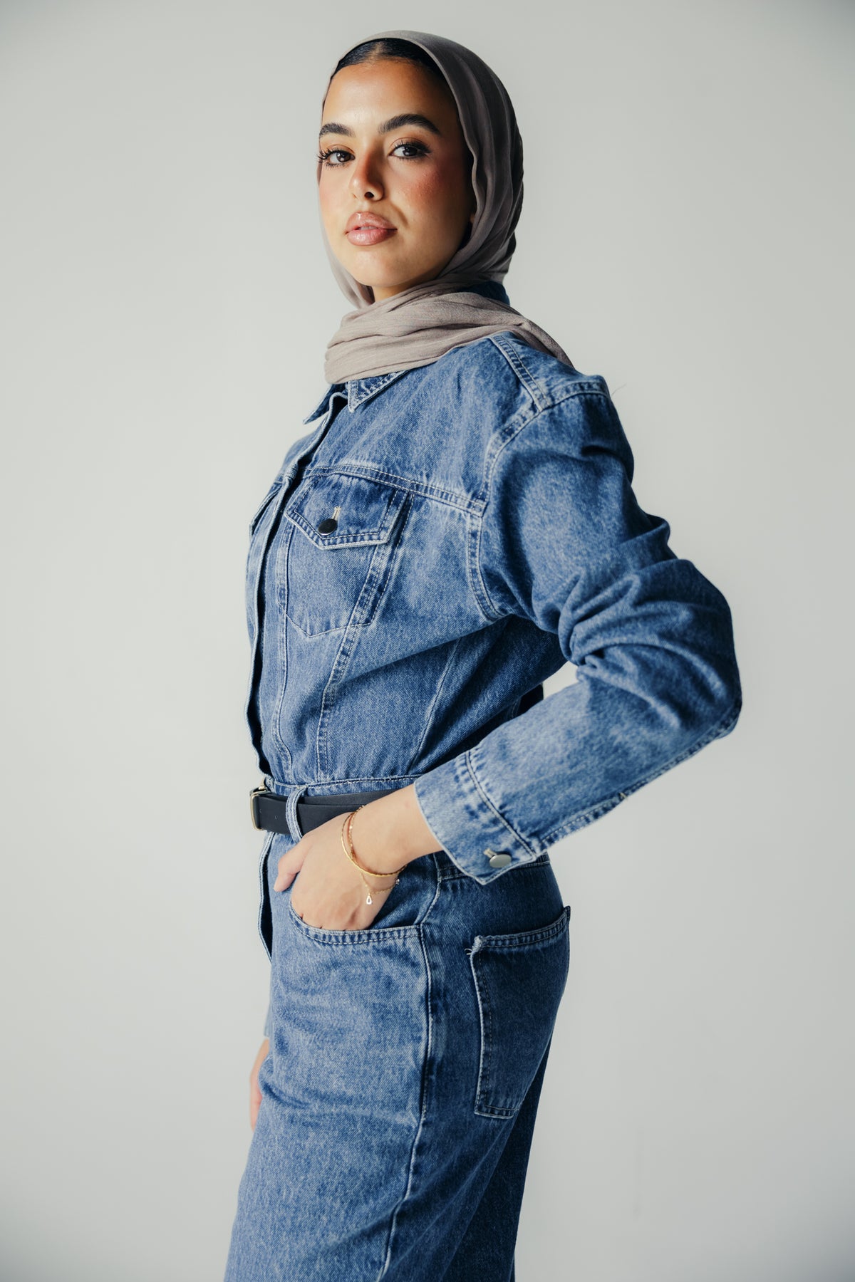New Clara Jumpsuit in Light Denim