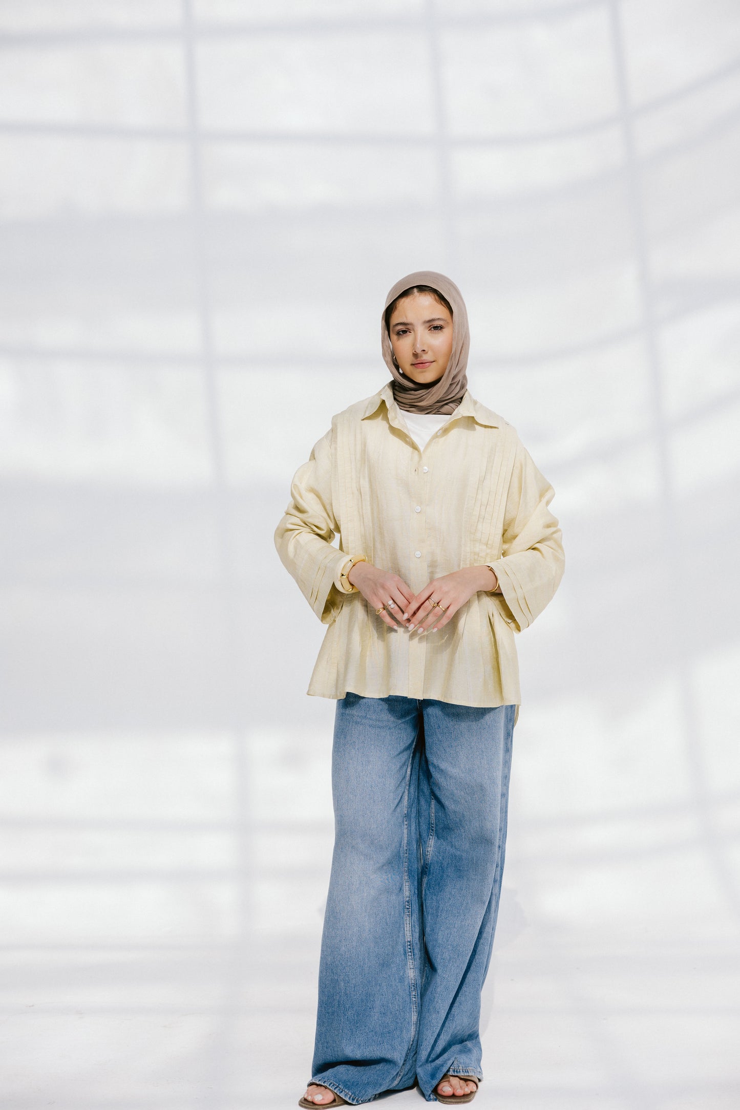 Sea Flow Shirt in Soft Yellow