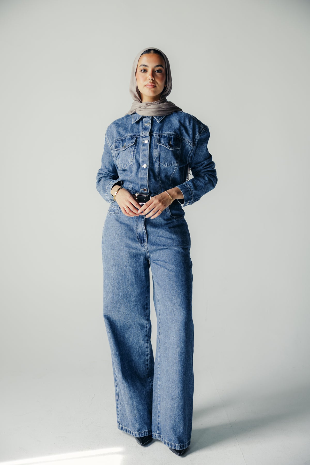 New Clara Jumpsuit in Light Denim