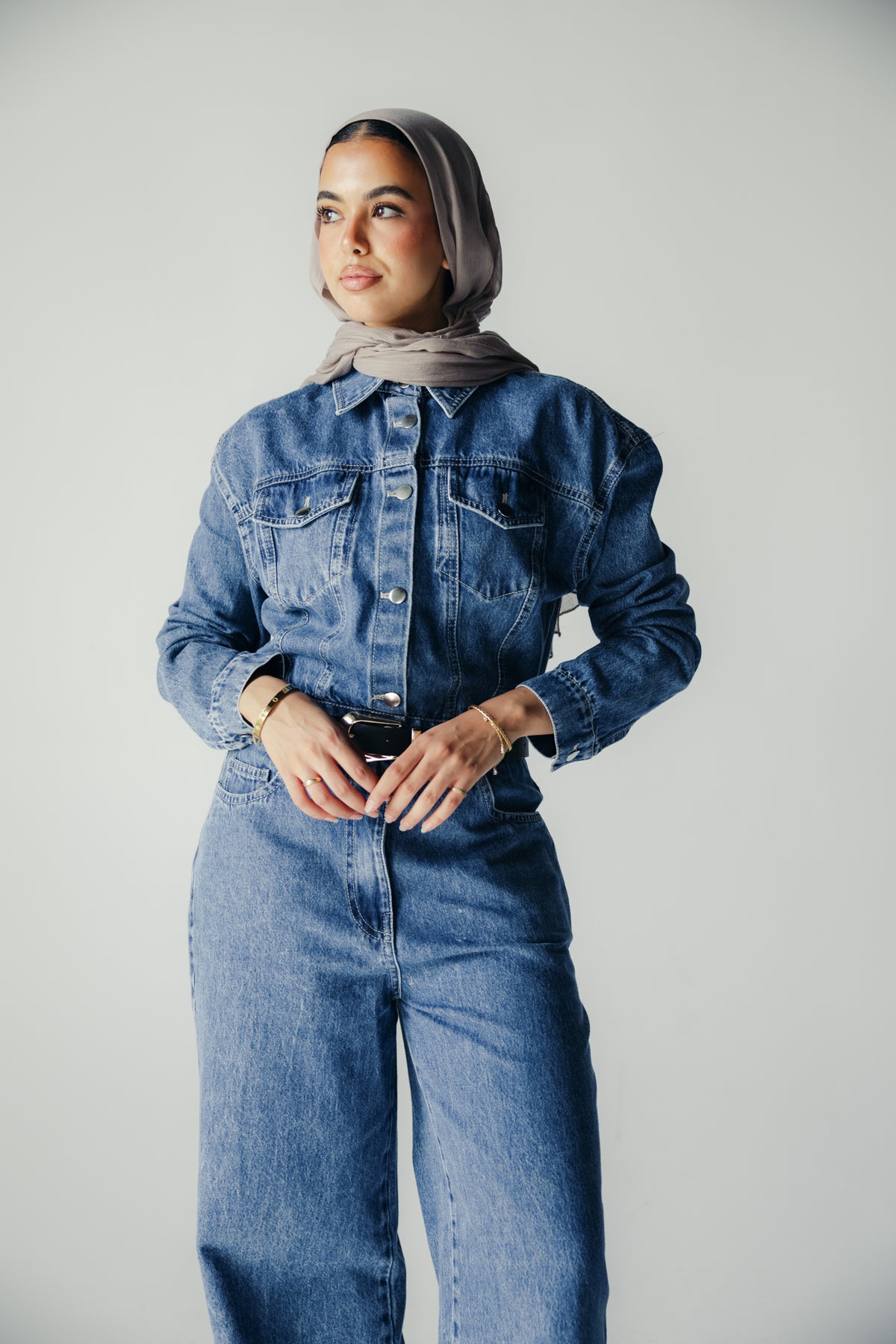 New Clara Jumpsuit in Light Denim