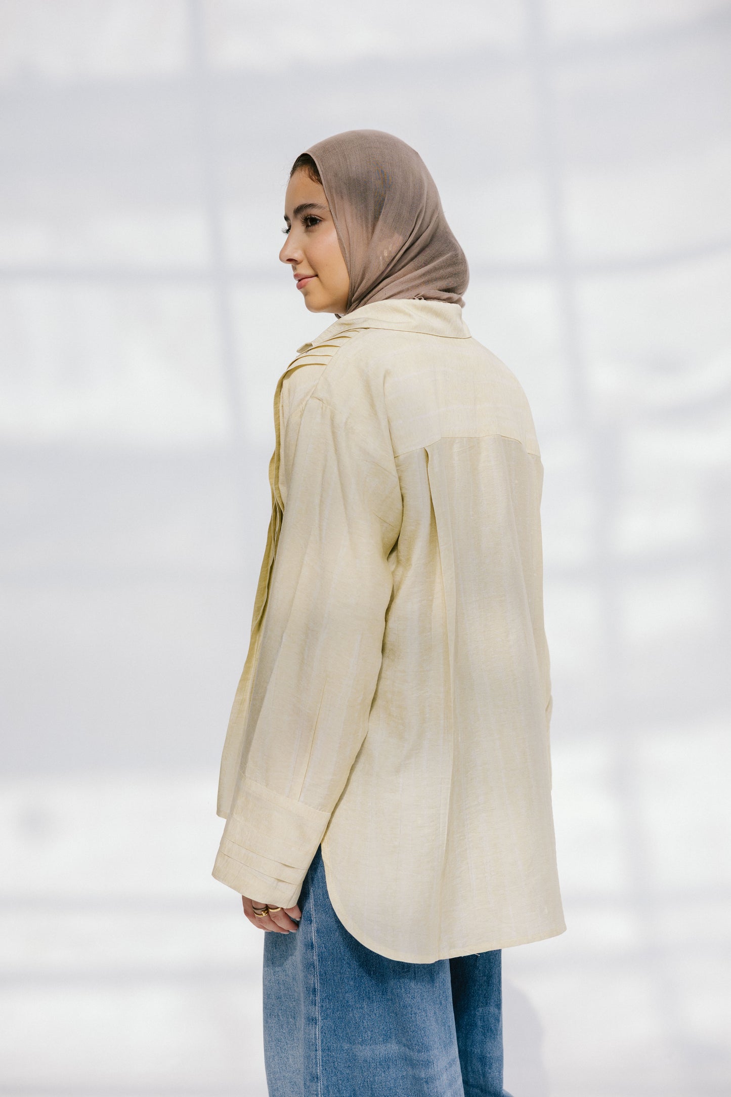 Sea Flow Shirt in Soft Yellow