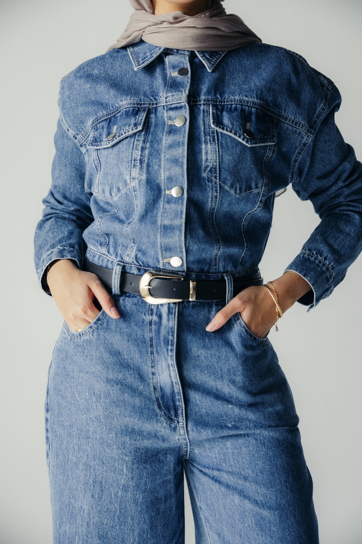 New Clara Jumpsuit in Light Denim