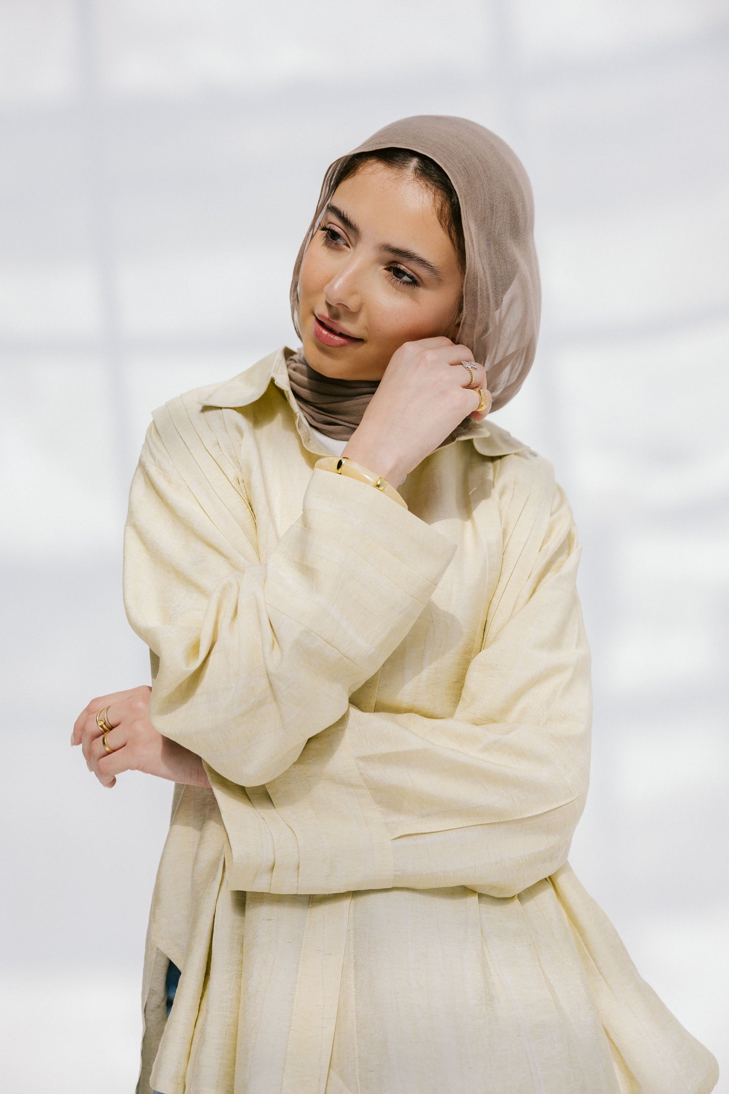 Sea Flow Shirt in Soft Yellow