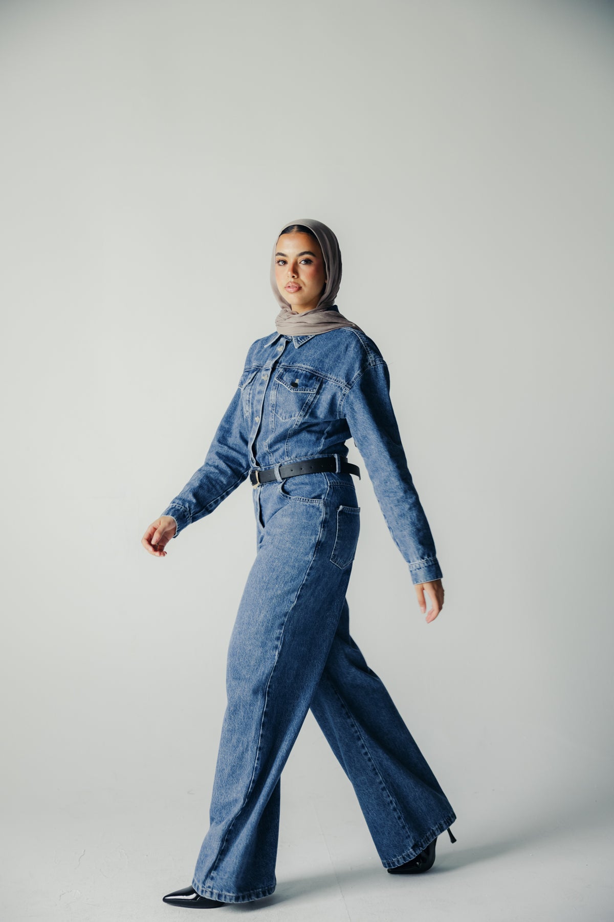 New Clara Jumpsuit in Light Denim