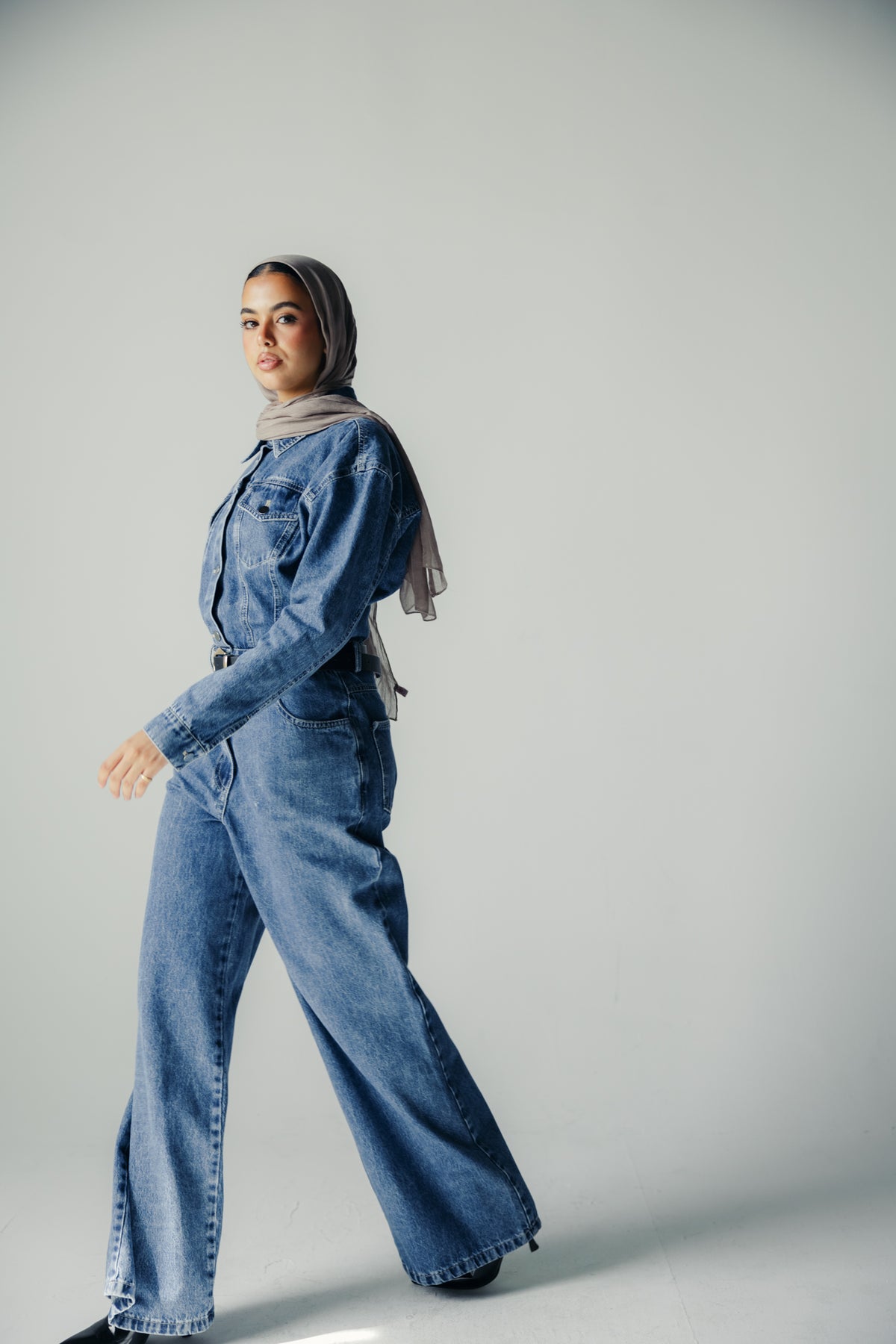 New Clara Jumpsuit in Light Denim