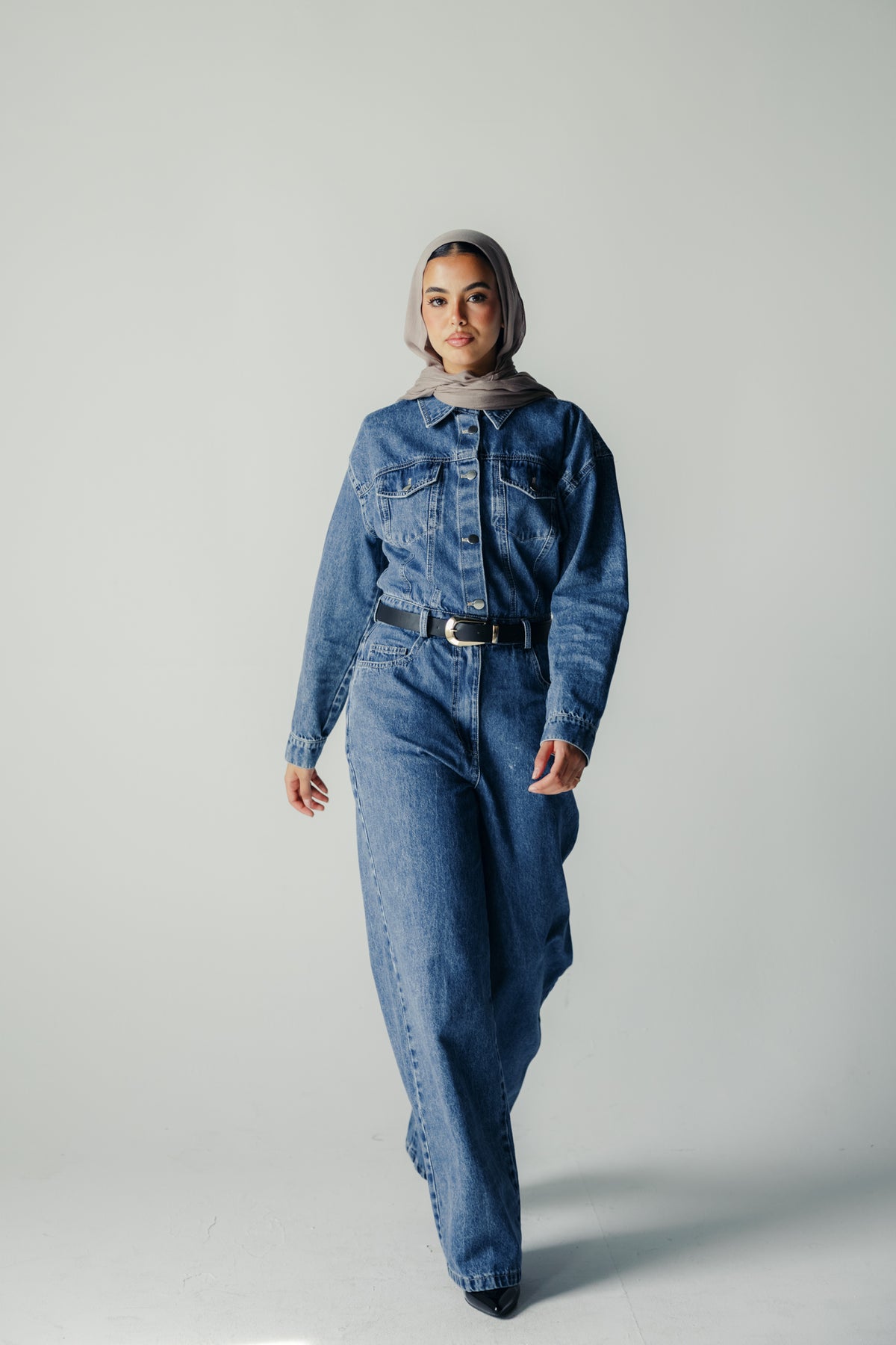 New Clara Jumpsuit in Light Denim