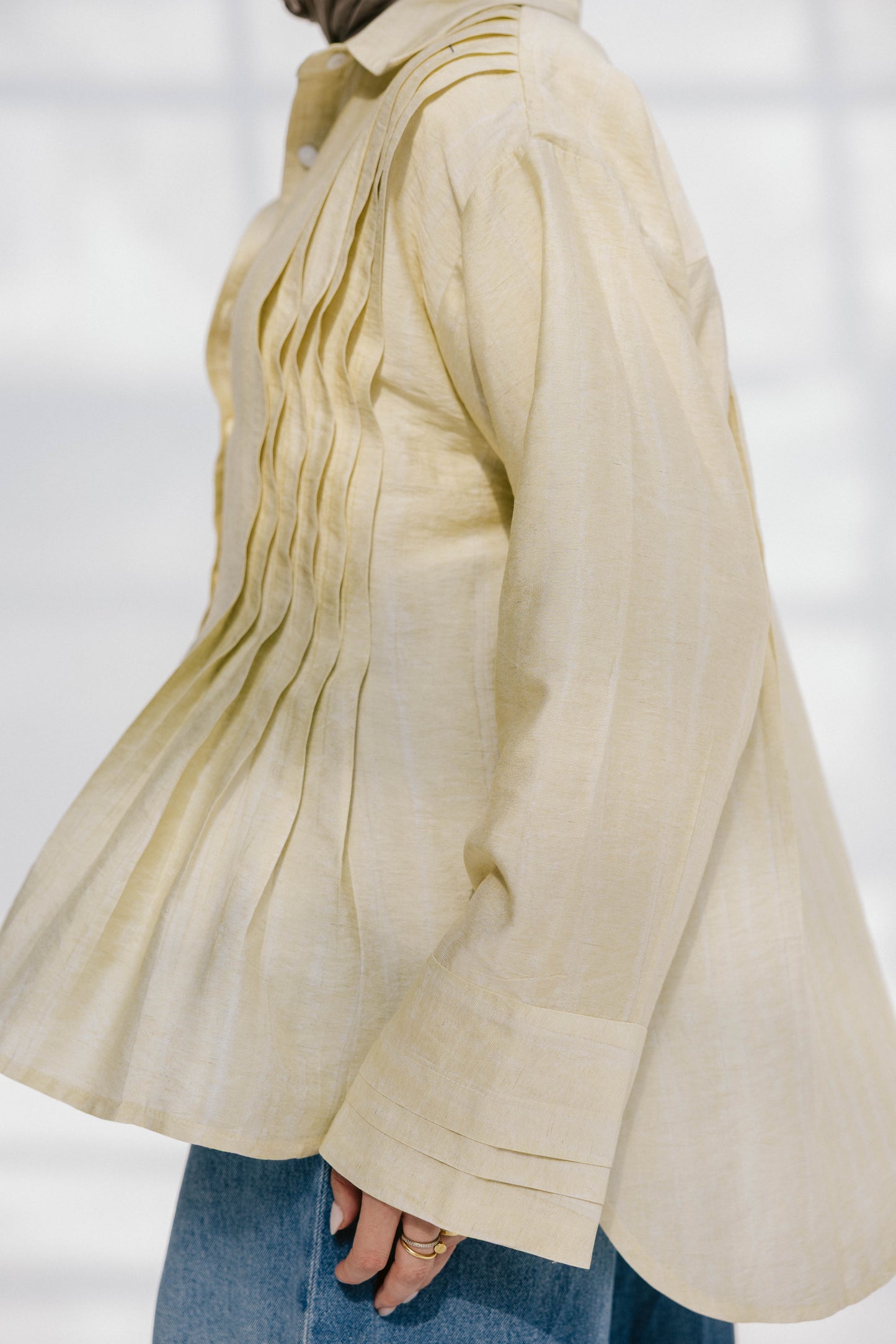 Sea Flow Shirt in Soft Yellow