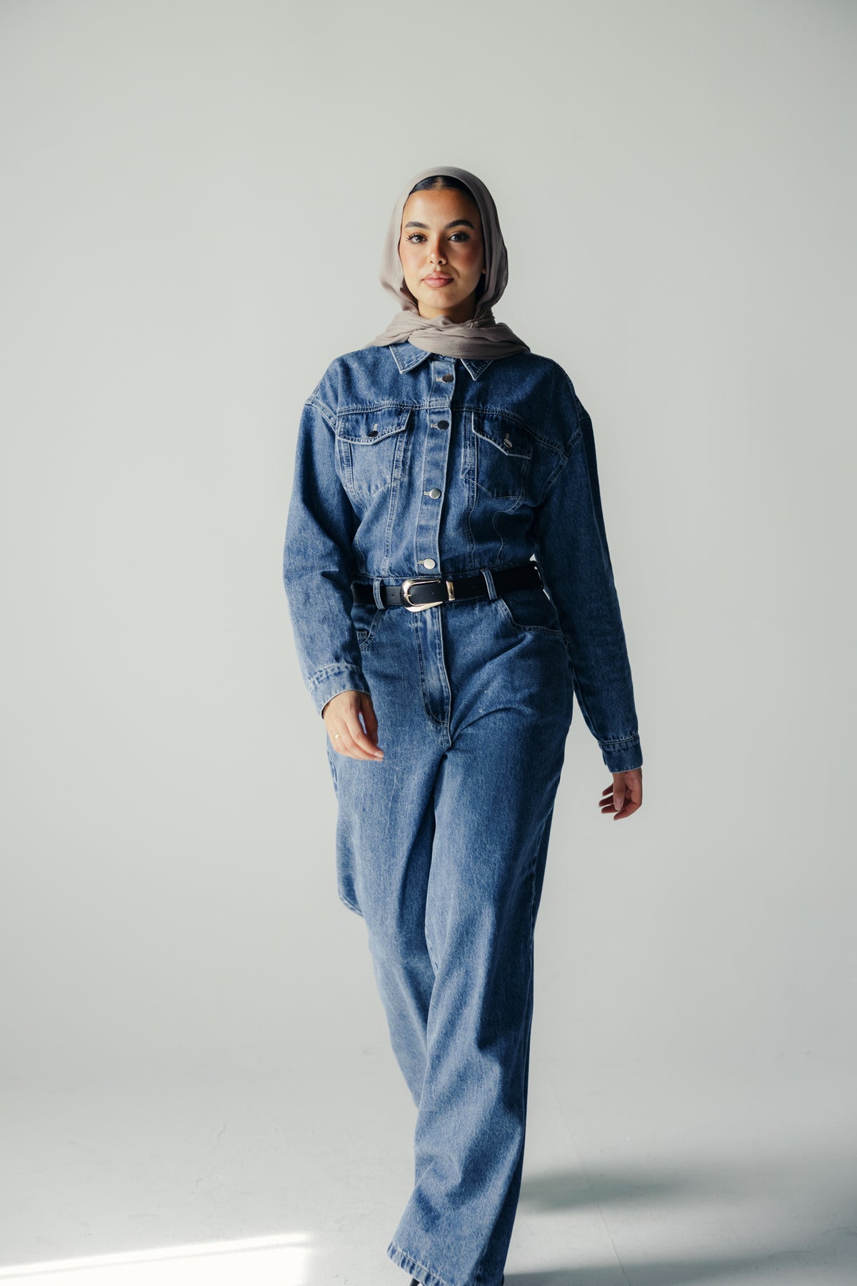 New Clara Jumpsuit in Light Denim