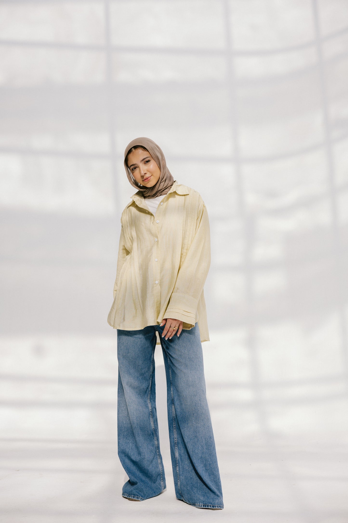 Sea Flow Shirt in Soft Yellow