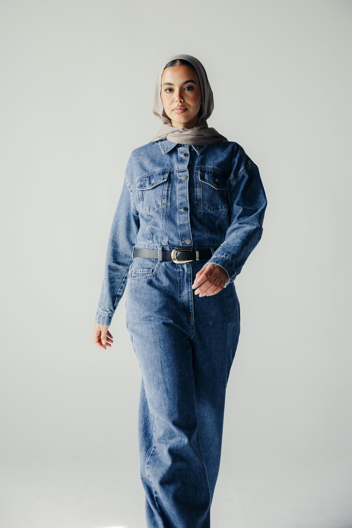 New Clara Jumpsuit in Light Denim