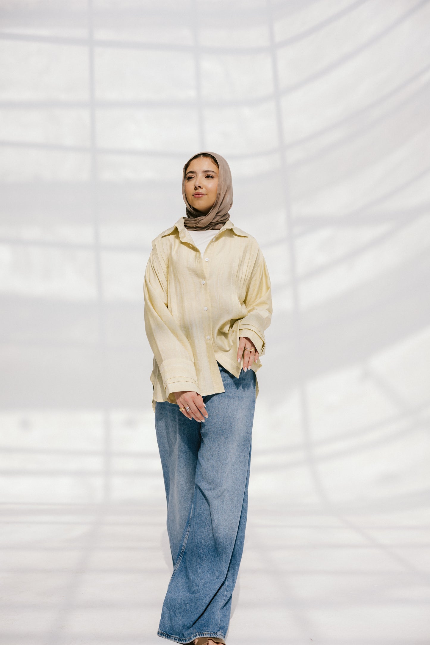 Sea Flow Shirt in Soft Yellow