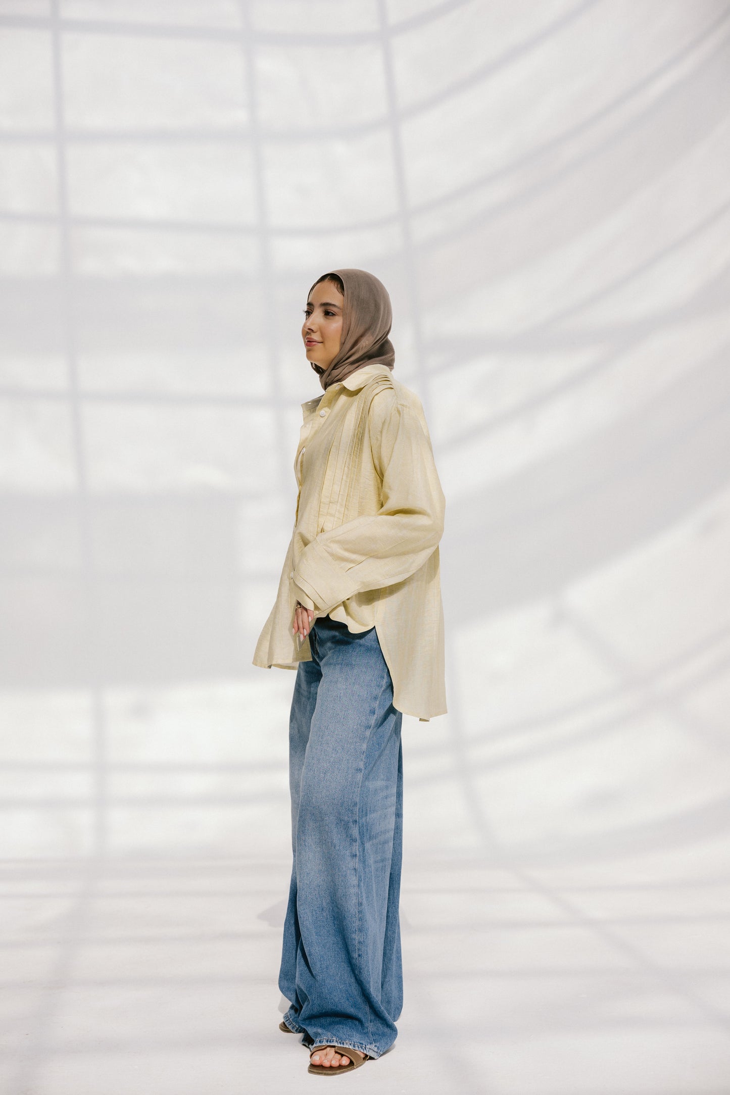 Sea Flow Shirt in Soft Yellow