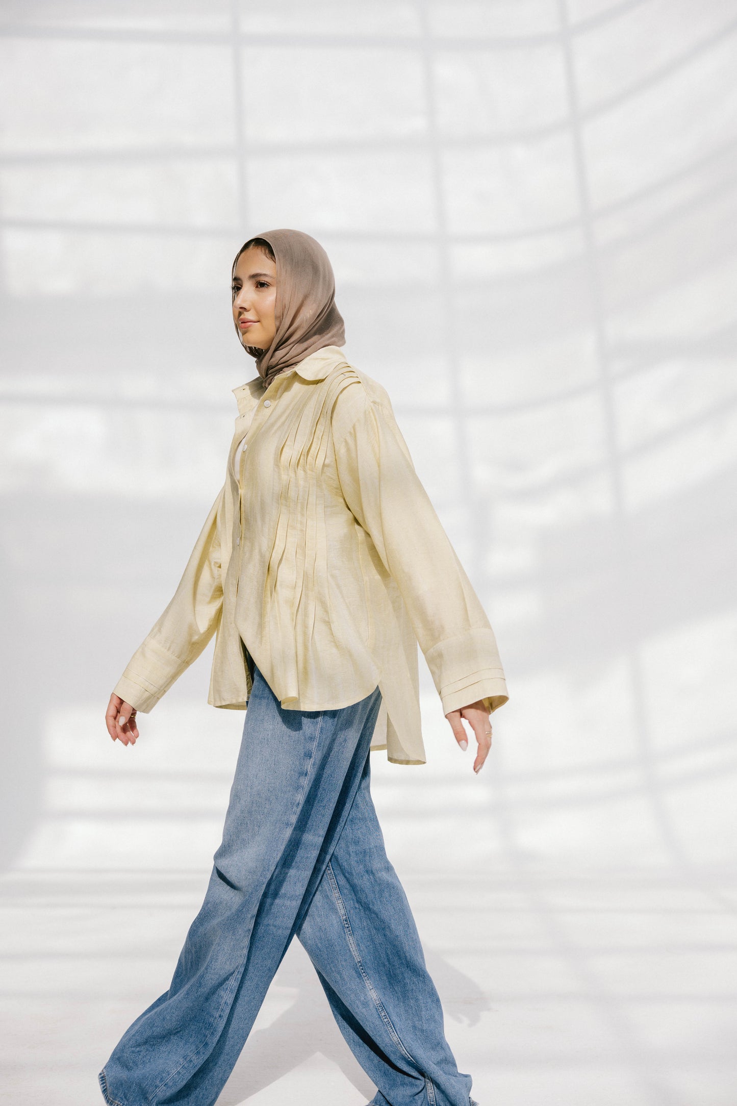 Sea Flow Shirt in Soft Yellow