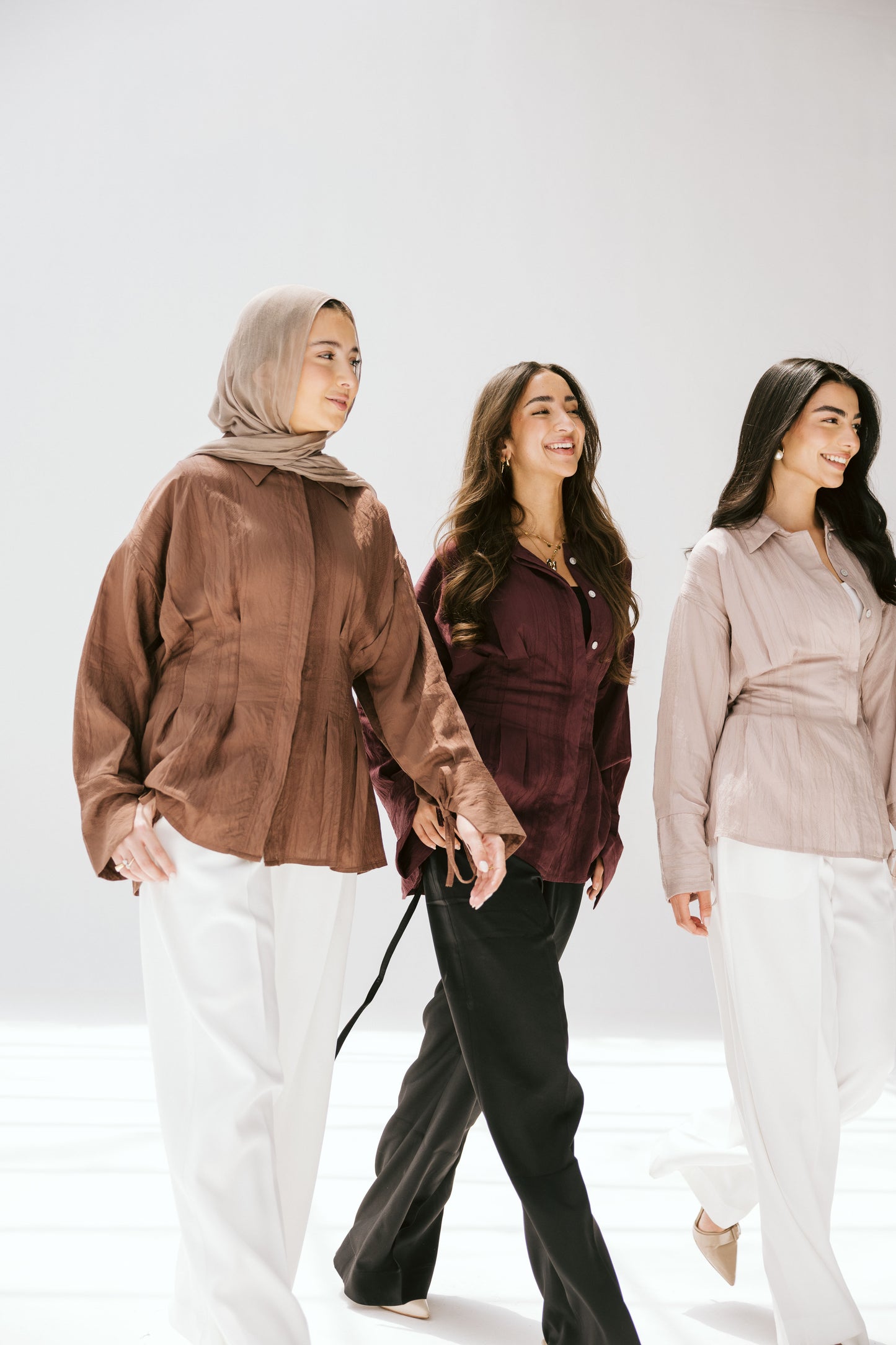The Hourglass blouse in bronze