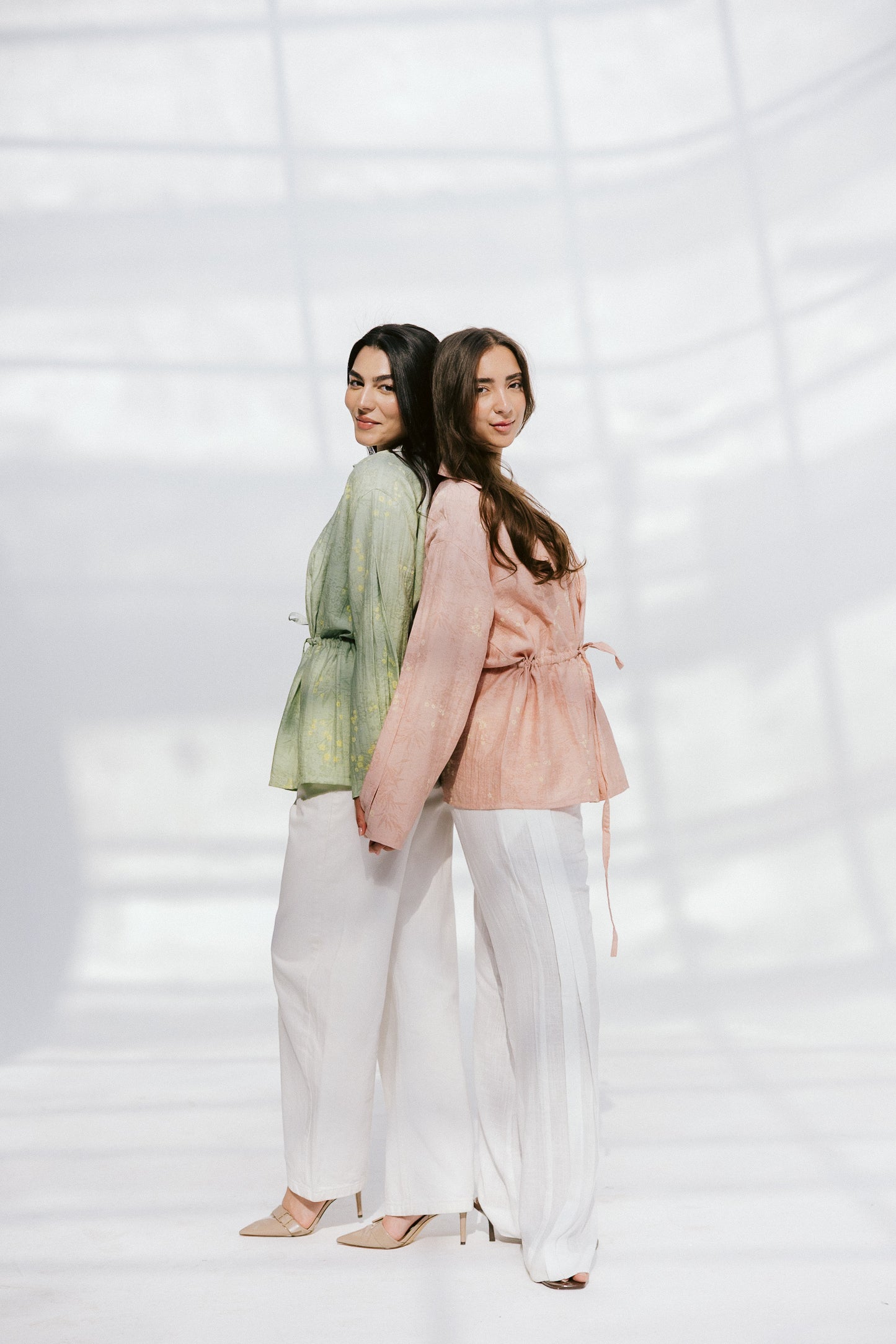 Fleur Aura Top in Matcha