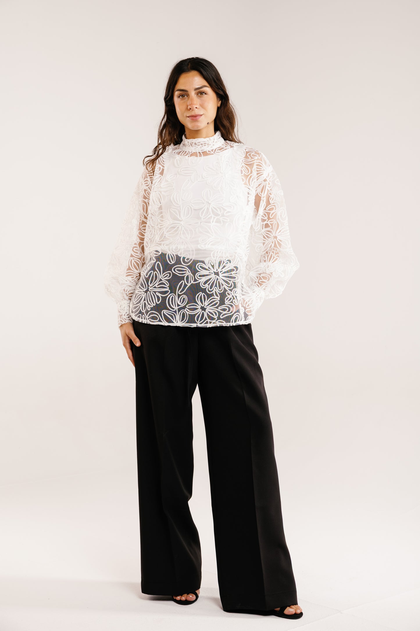 The Bloom Blouse in White