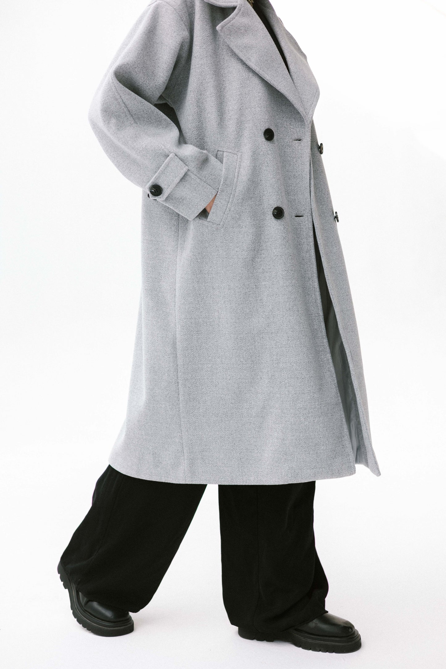 Luna Coat in Gray