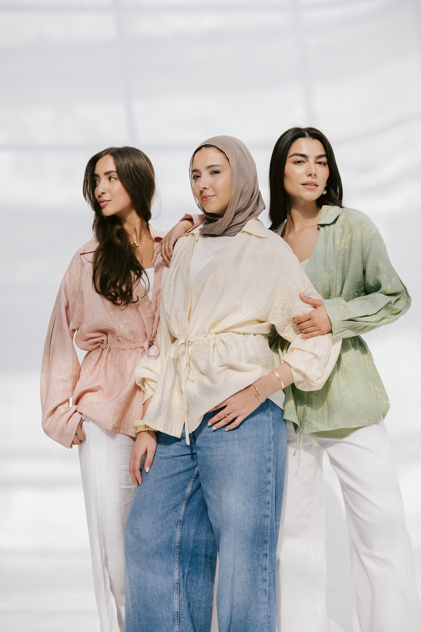 Fleur Aura Top in Matcha