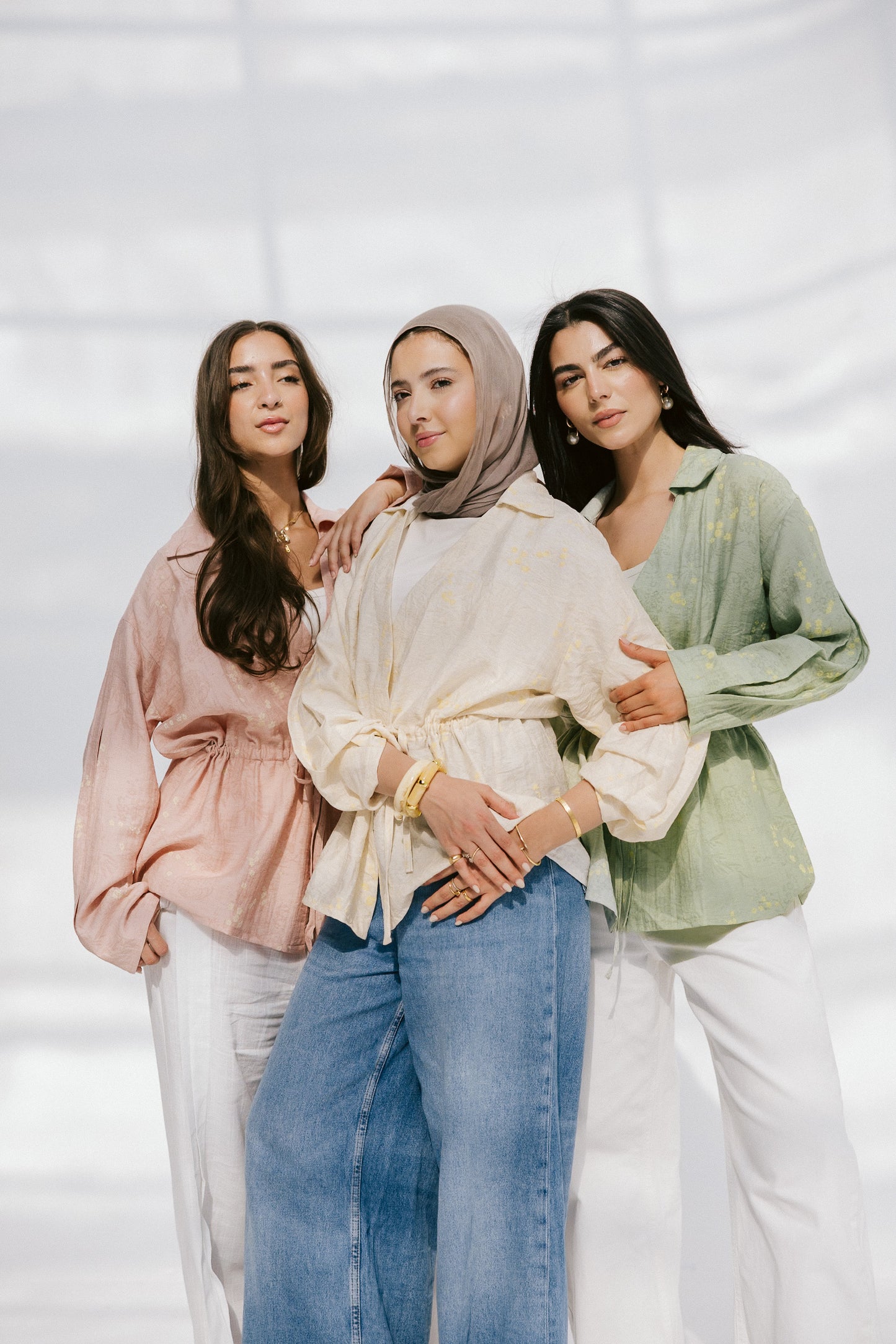 Fleur Aura Top in Matcha