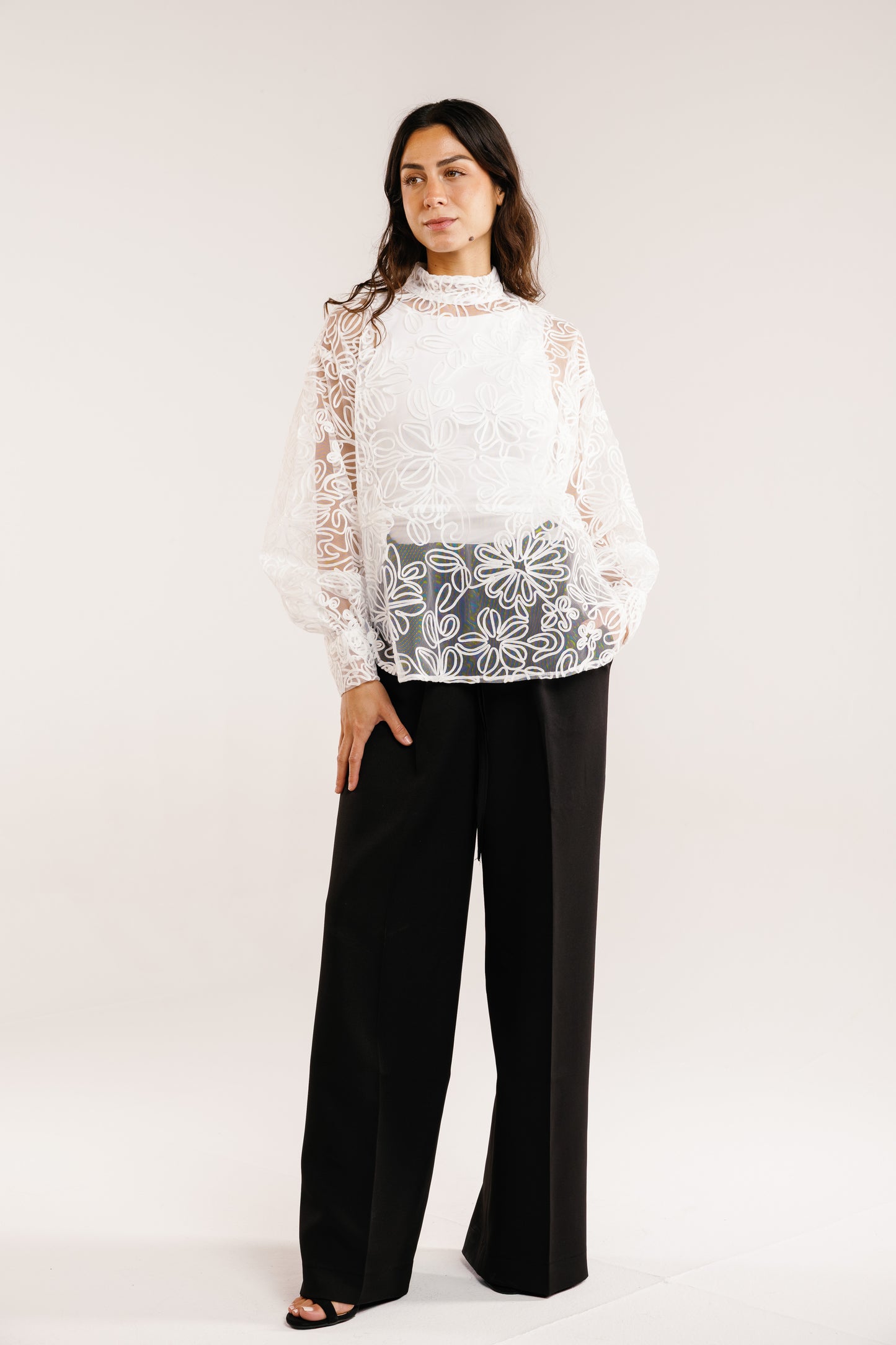 The Bloom Blouse in White