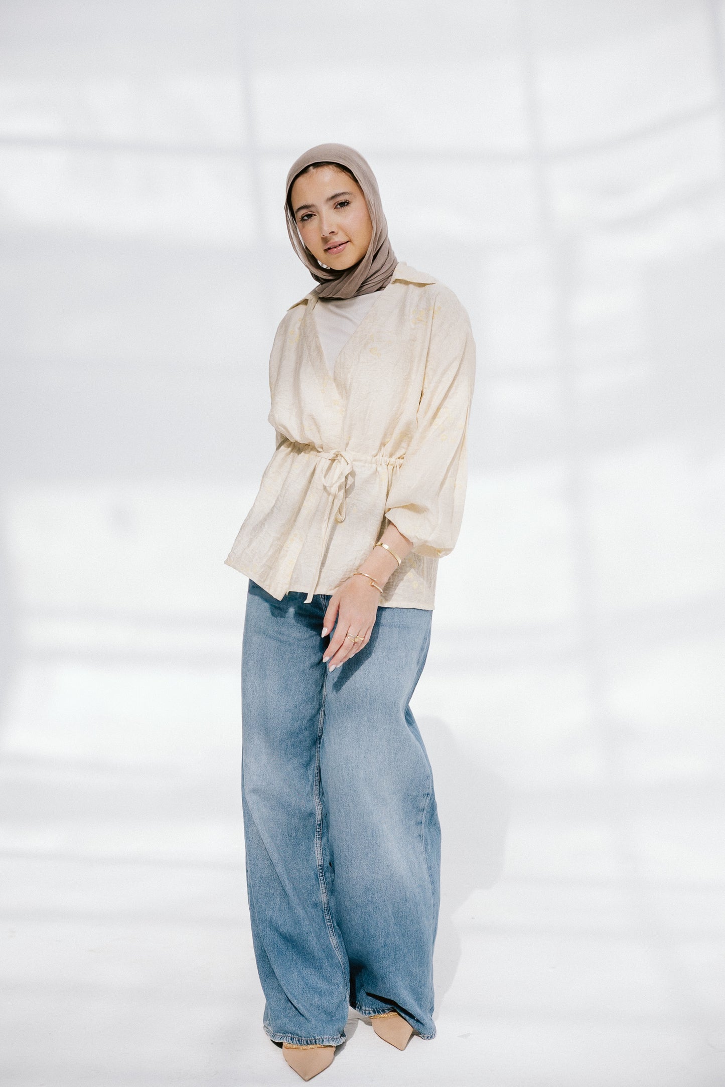 Fleur Aura Top in Banana Cream