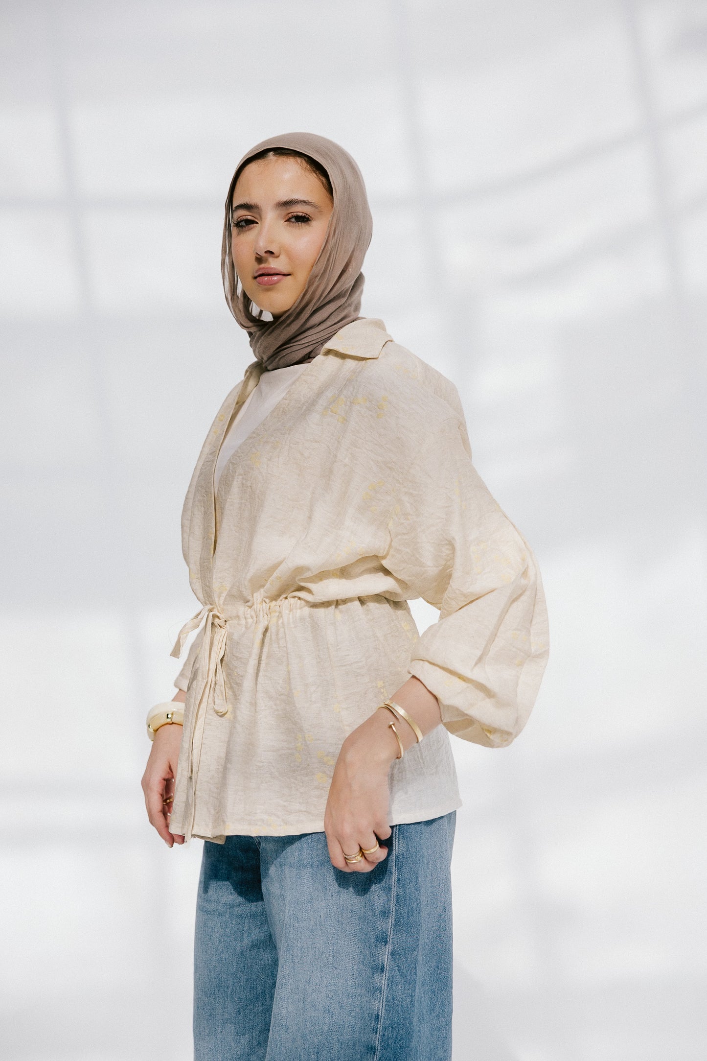 Fleur Aura Top in Banana Cream