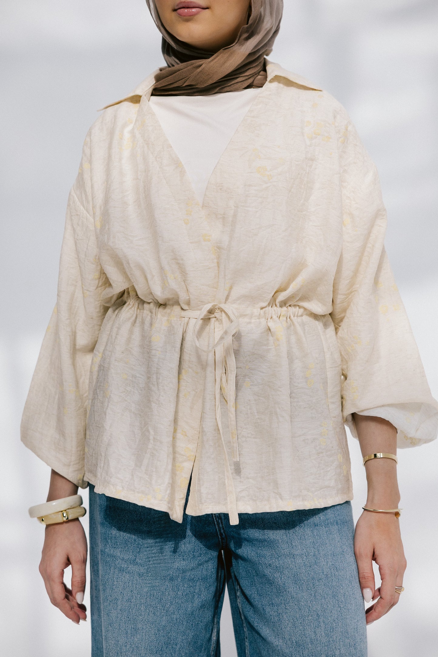 Fleur Aura Top in Banana Cream