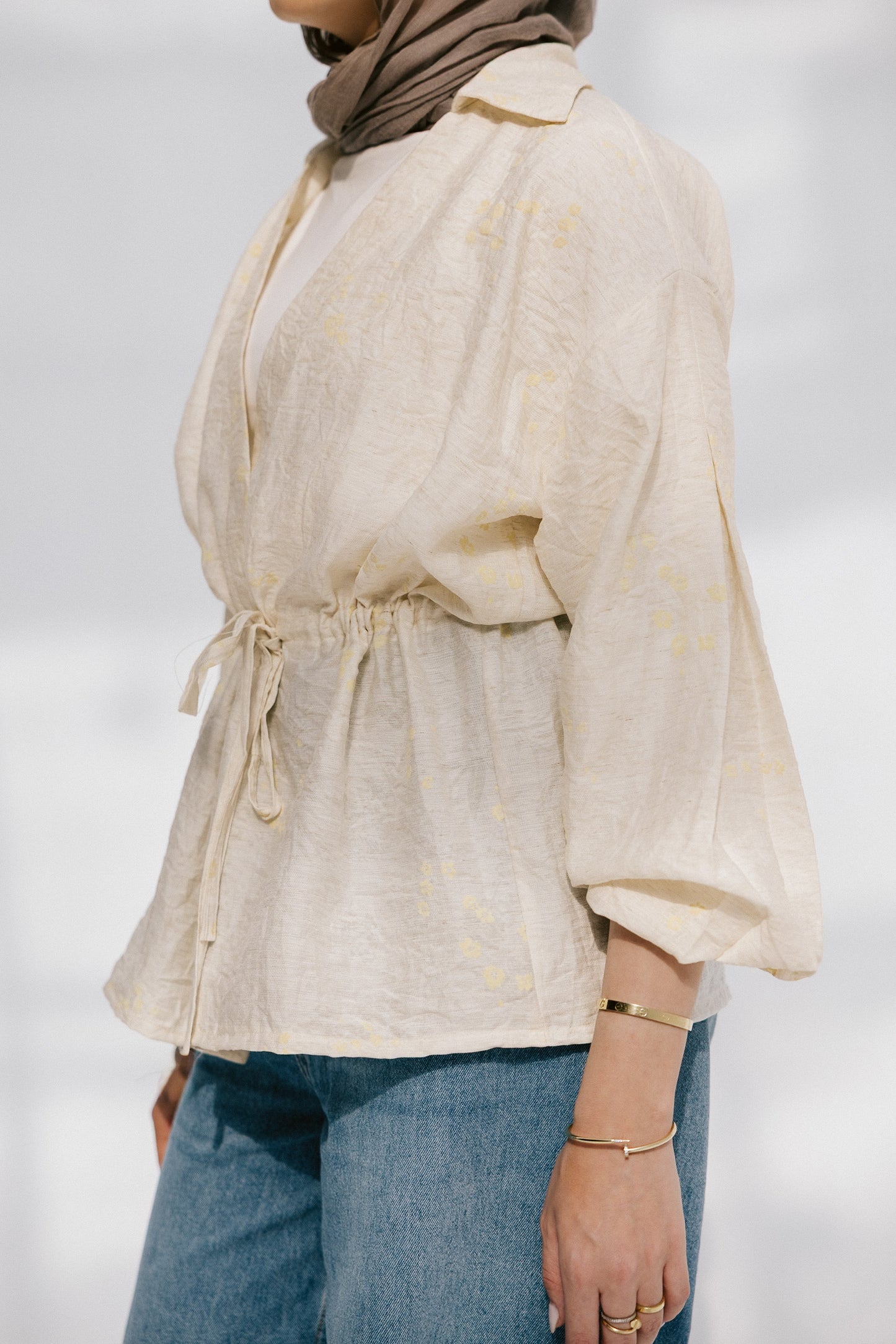 Fleur Aura Top in Banana Cream