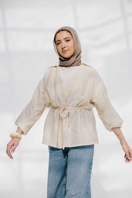 Fleur Aura Top in Banana Cream
