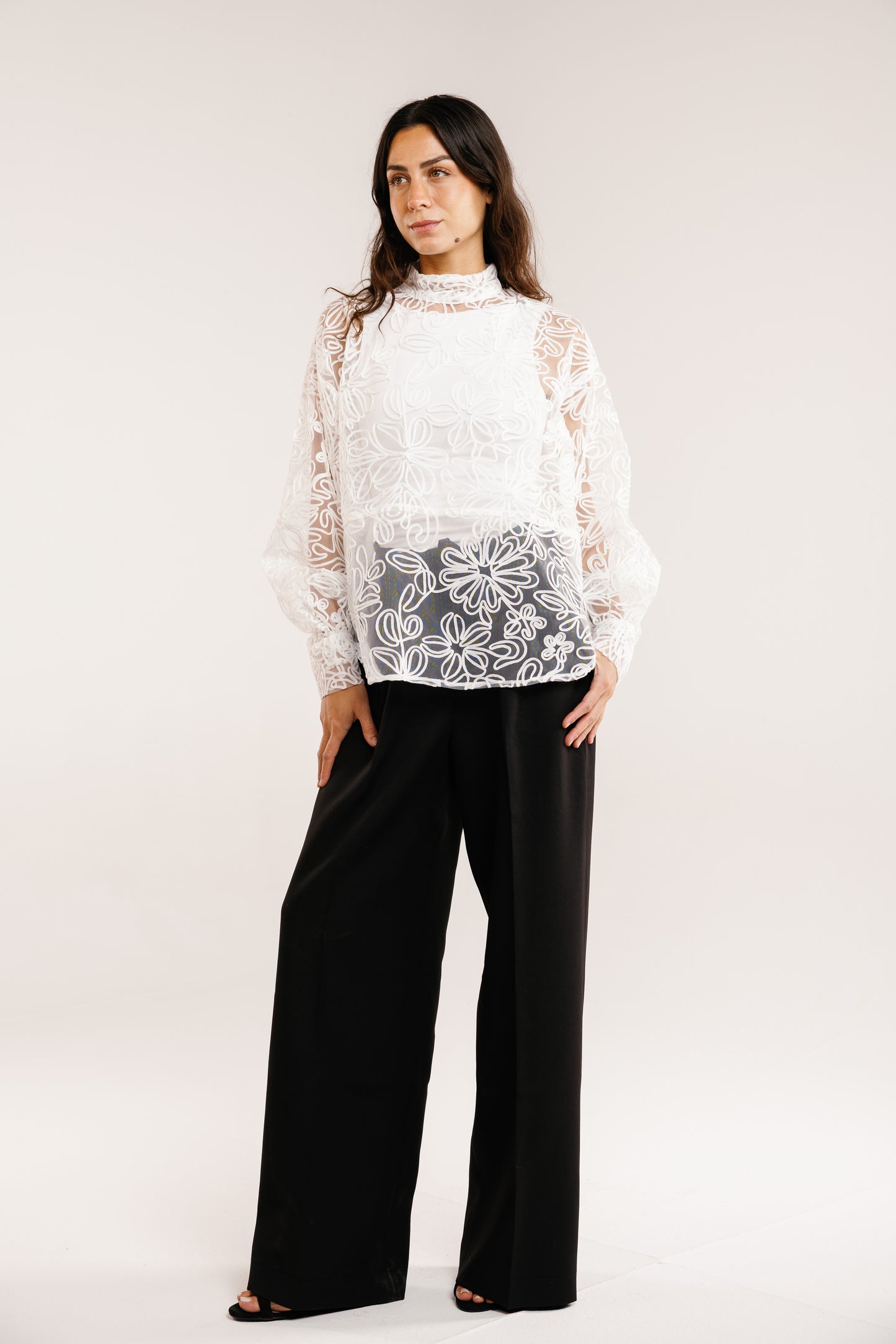 The Bloom Blouse in White