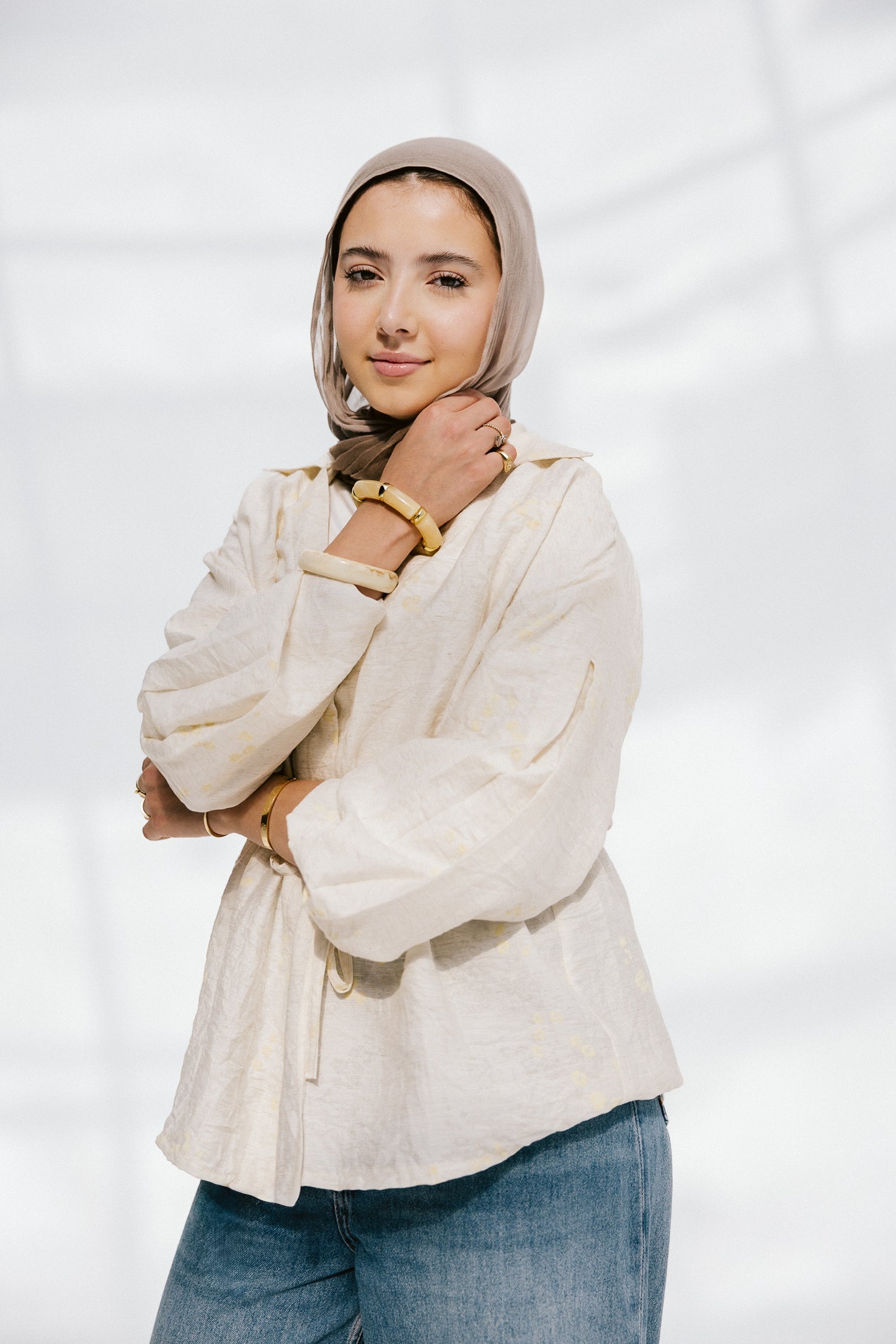 Fleur Aura Top in Banana Cream