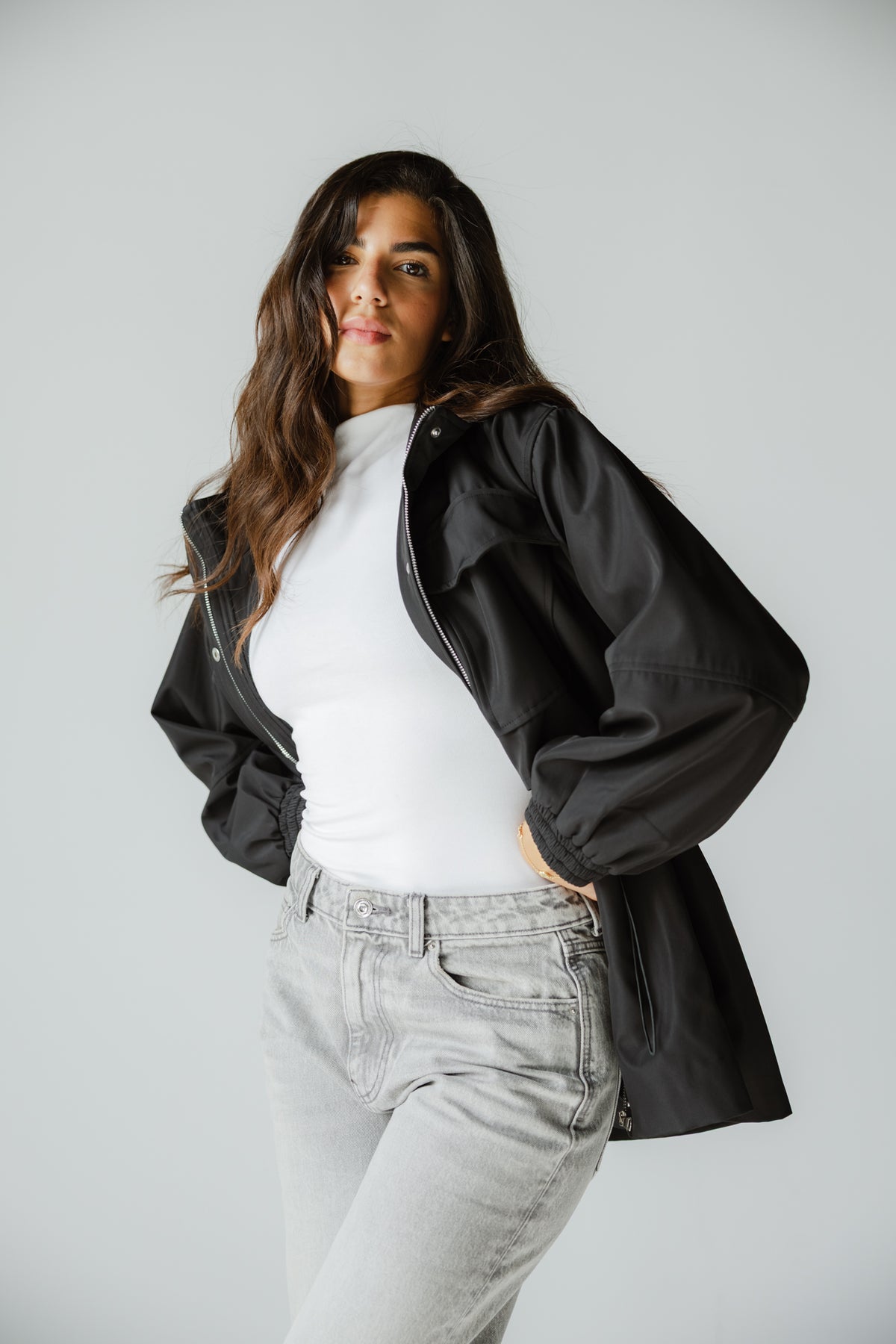 The Field Jacket in Noir