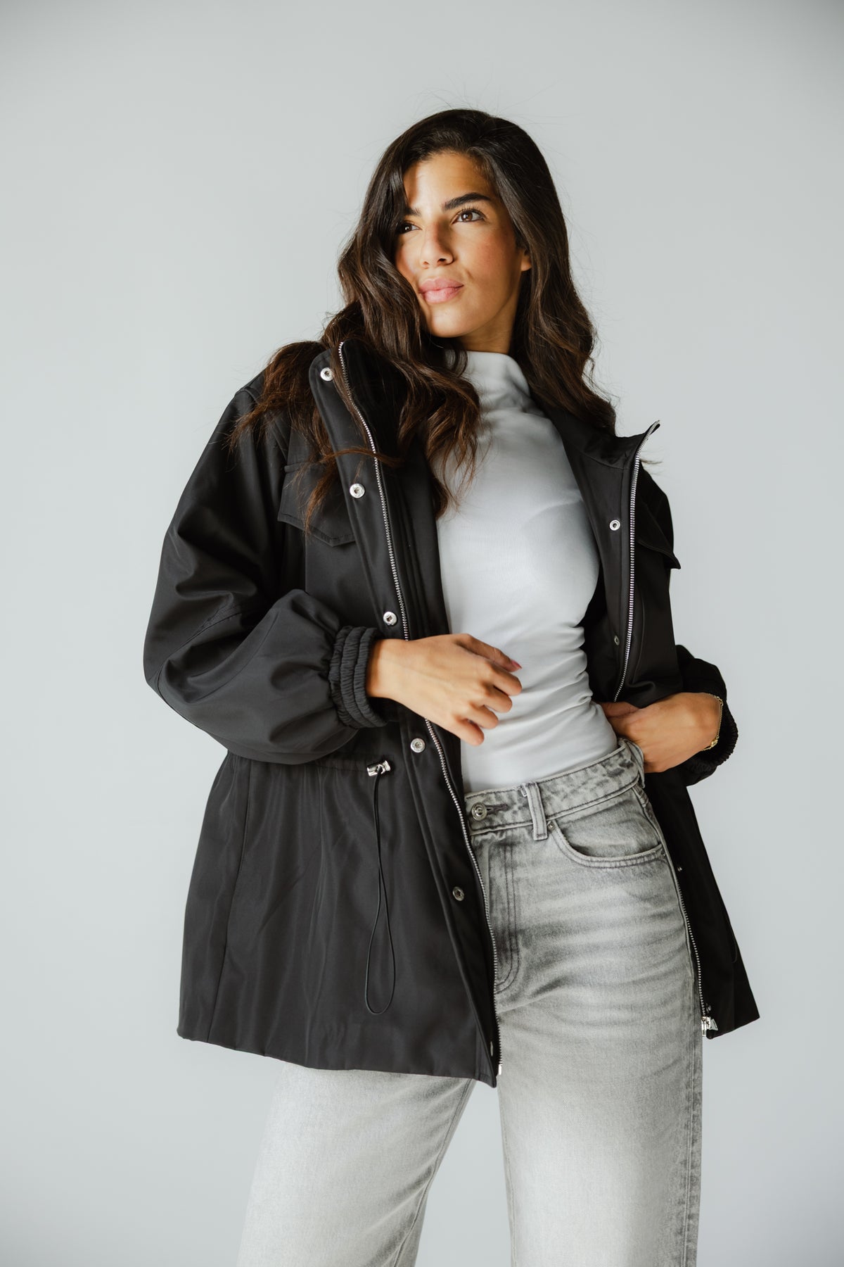 The Field Jacket in Noir