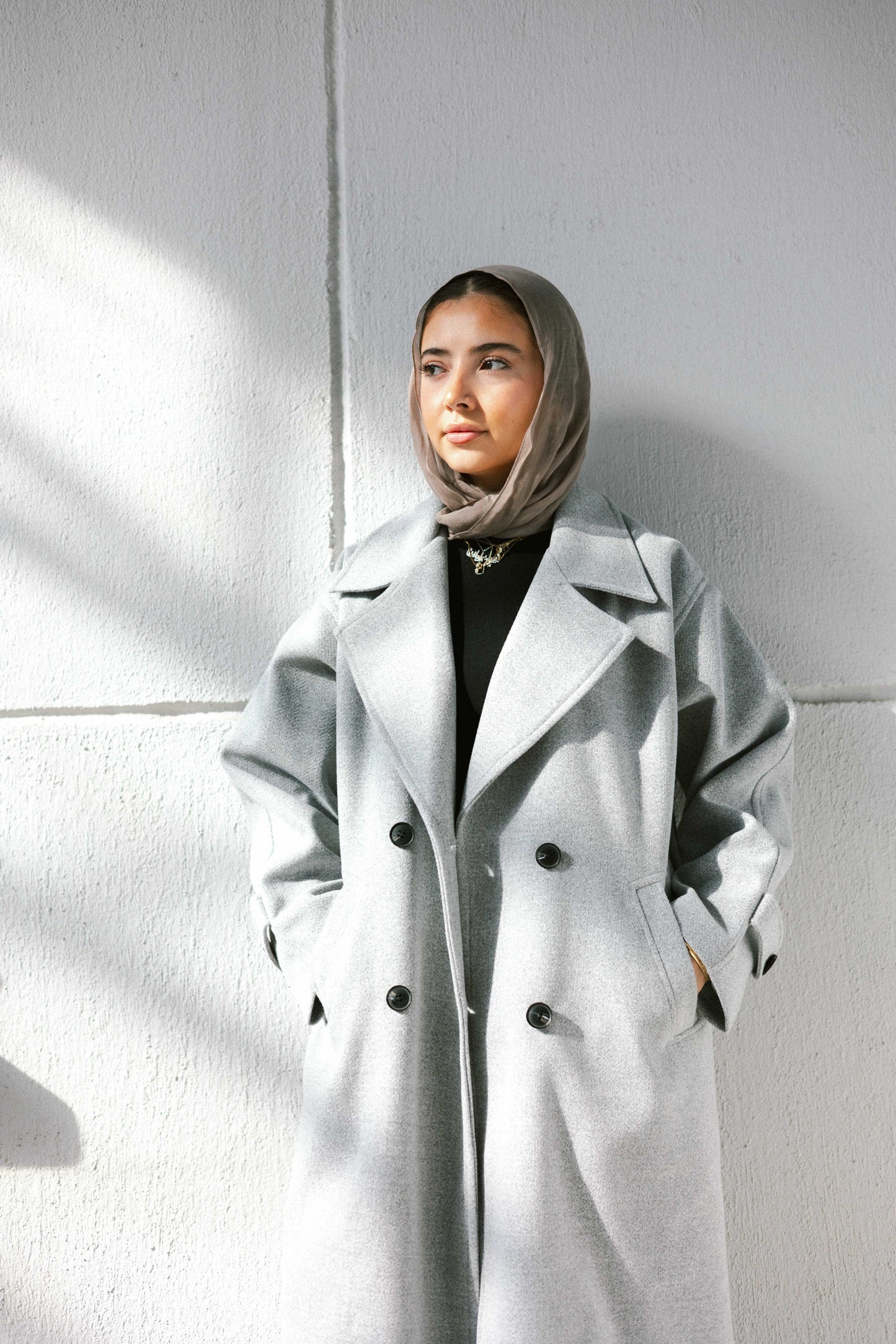 Luna Coat in Gray